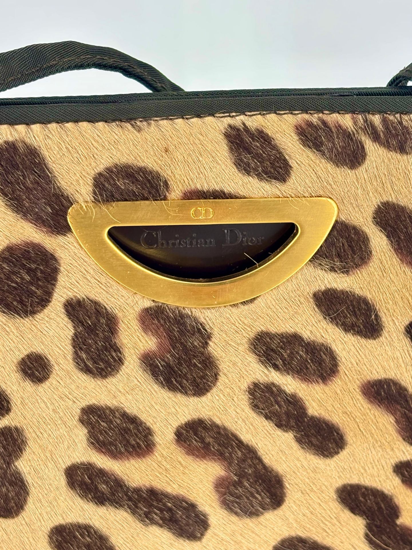 Sac bandoulière léopard – Christian Dior-2