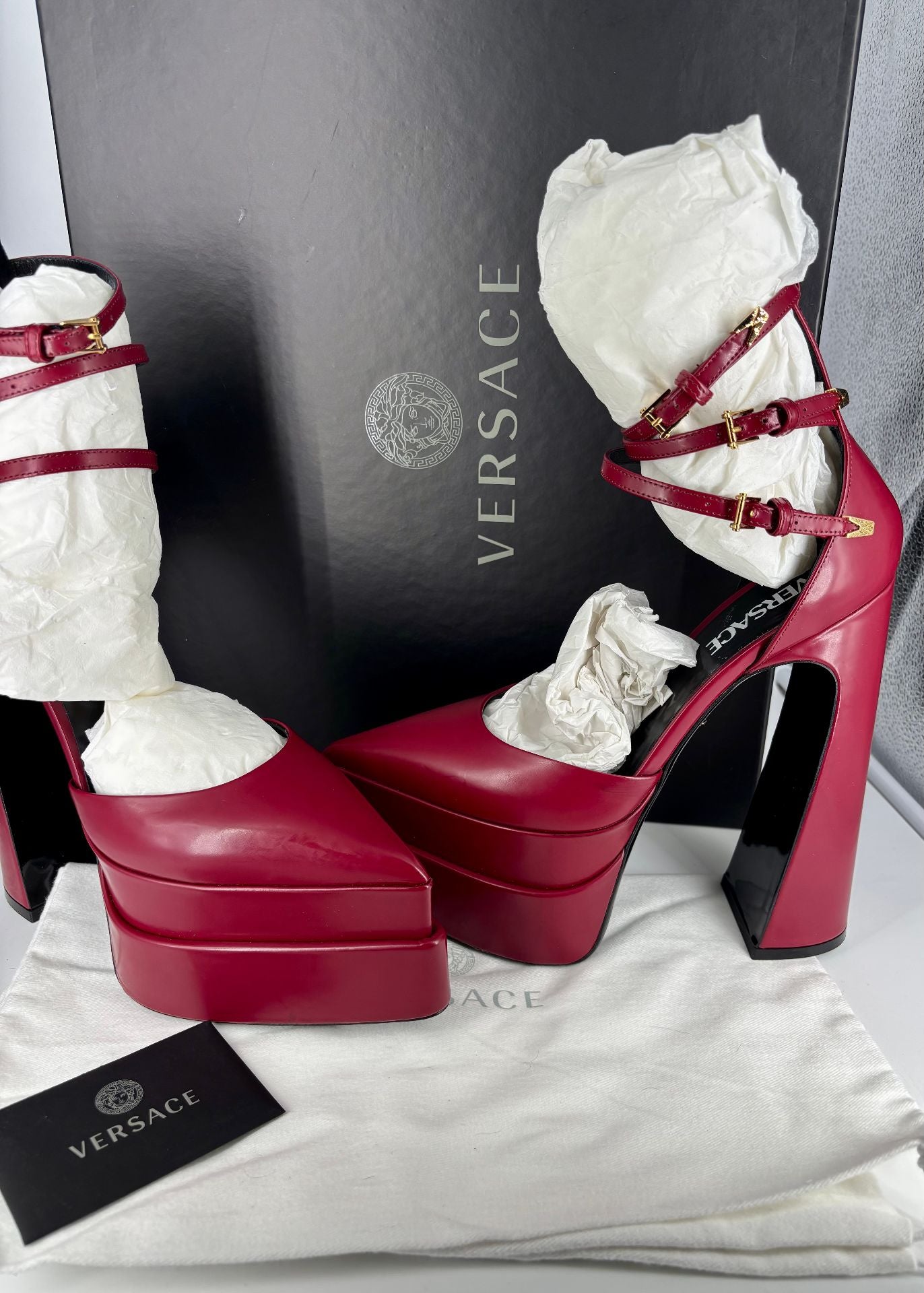 Escarpins plateforme Medusa Aevitas – Versace – Taille 39-7