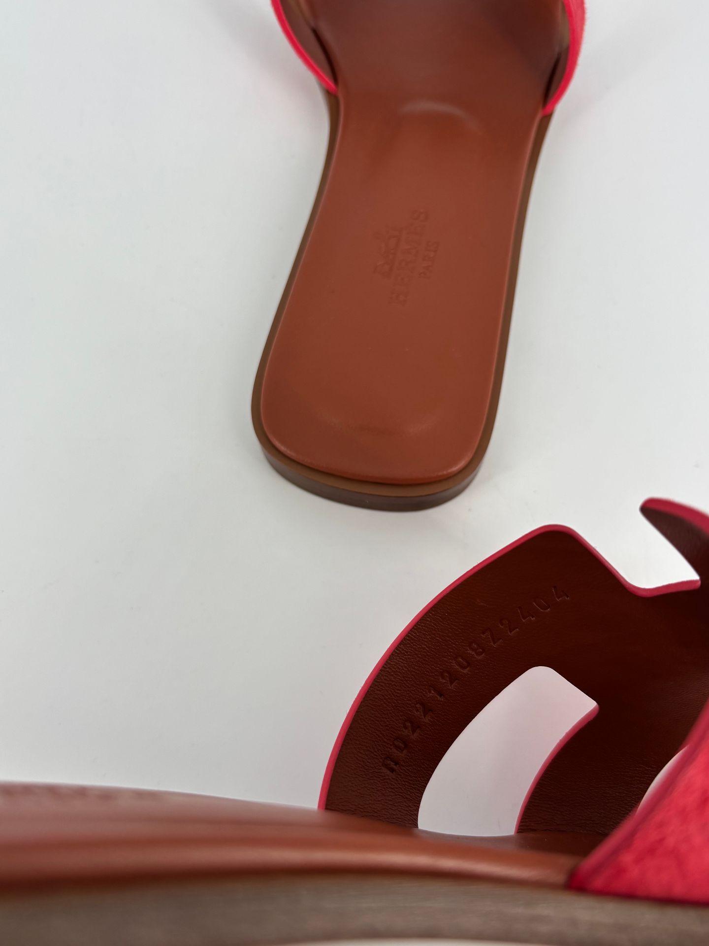 Red suede Oran sandals – Hermès - Size 38-9