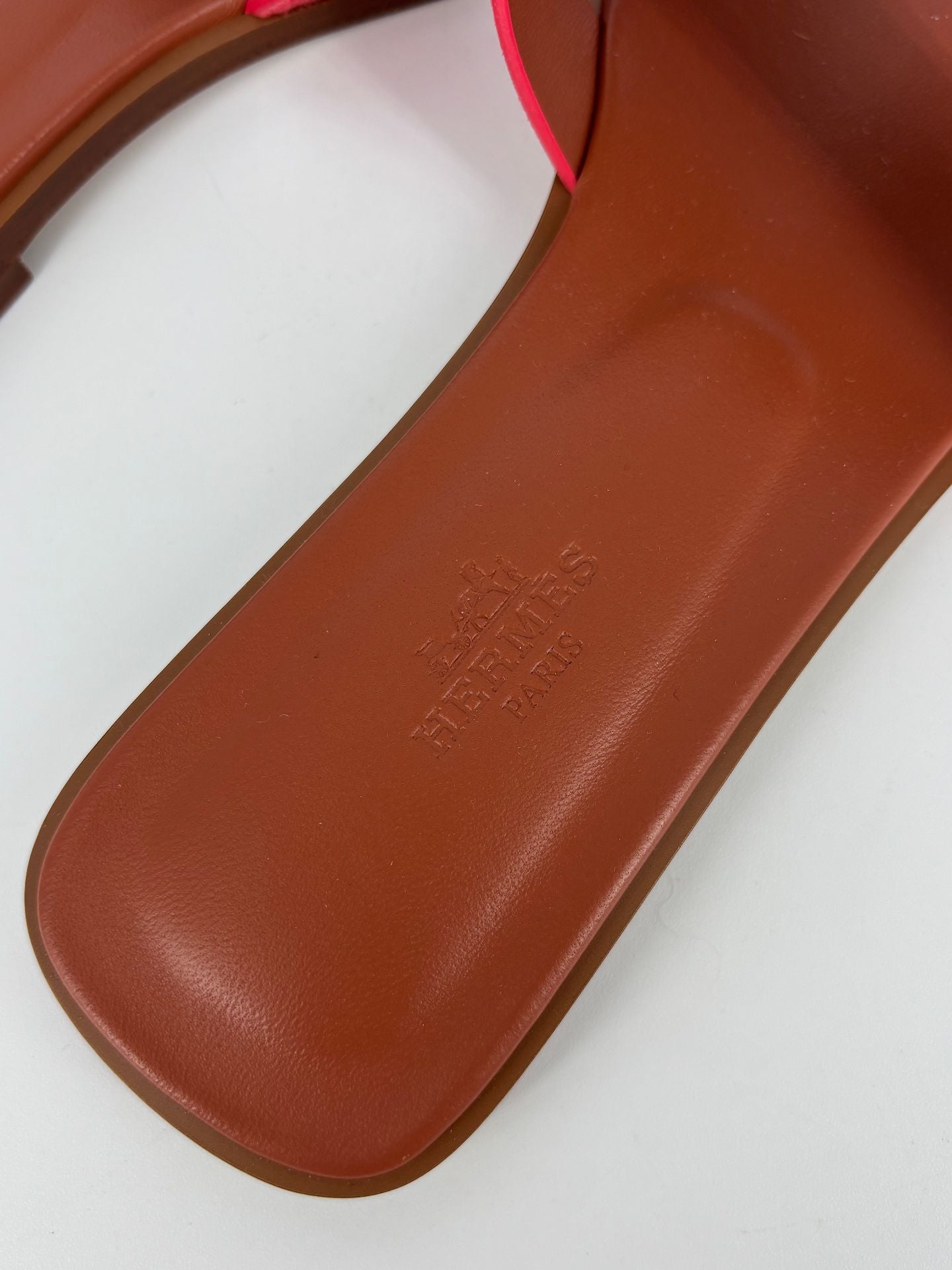 Red suede Oran sandals – Hermès - Size 38-10