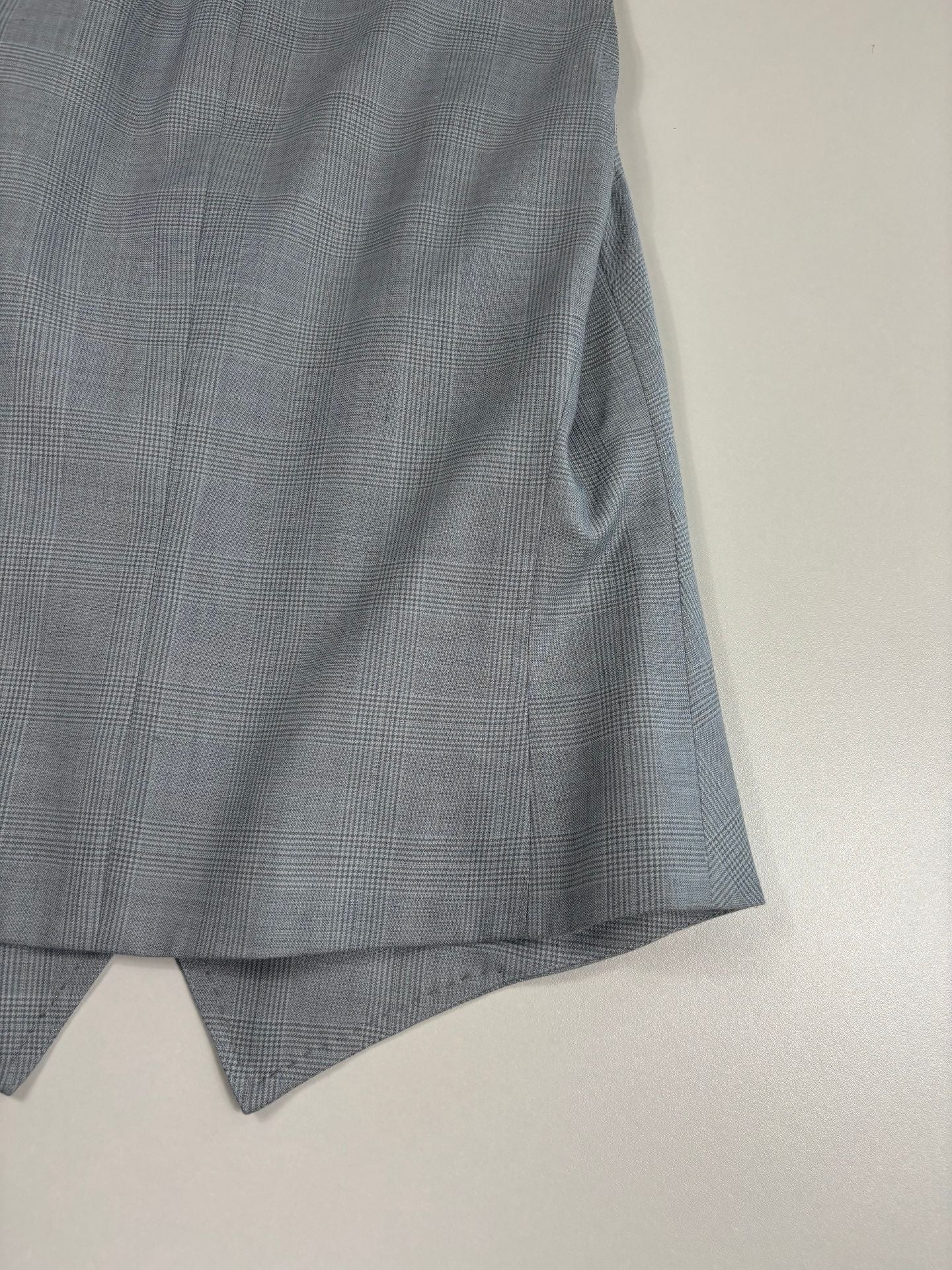 Ensemble Kiton Prince-de-Galles cachemire – Blazer et gilet – Taille 42-17
