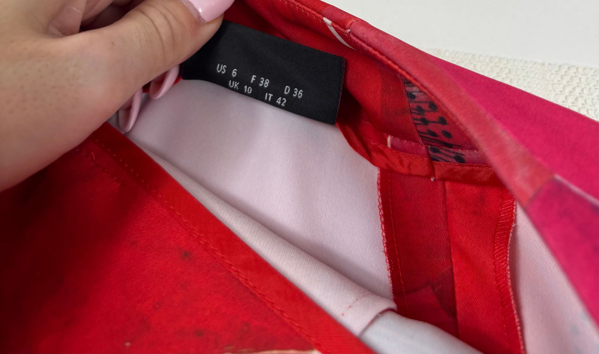 Pantalon Akris Florine imprimé coquelicots coupe droite – Taille 38-7