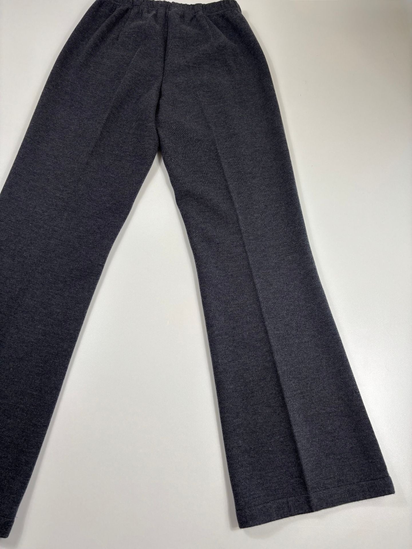 Pantalon évasé flare laine grise chinée – Crisoni Monte-Carlo – Taille 38/40-7