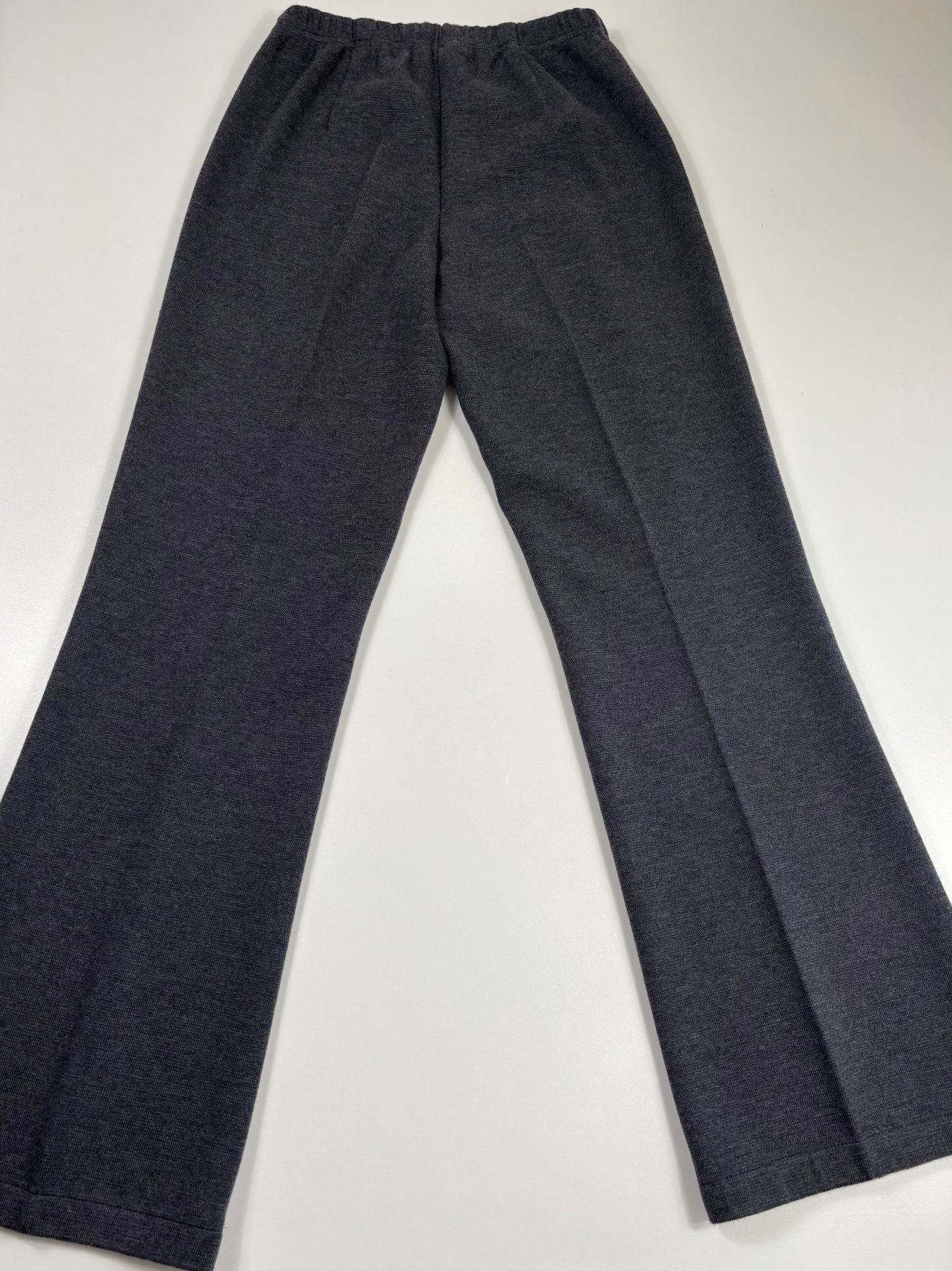 Pantalon évasé flare laine grise chinée – Crisoni Monte-Carlo – Taille 38/40-8