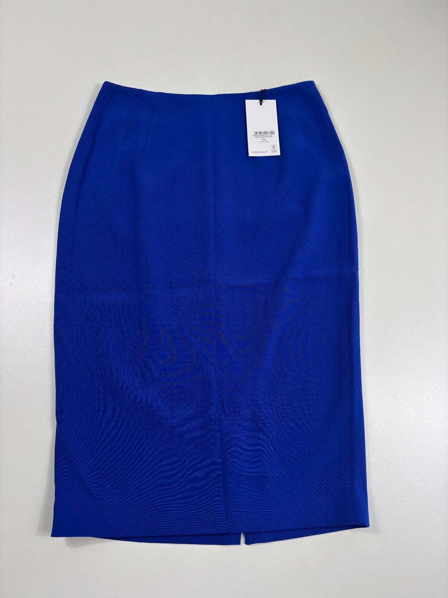 Jupe crayon Syros crêpe bleu électrique – The Fold – Taille 36-2
