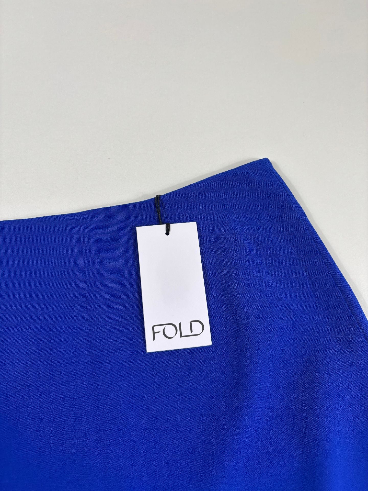 Jupe crayon Syros crêpe bleu électrique – The Fold – Taille 36-5