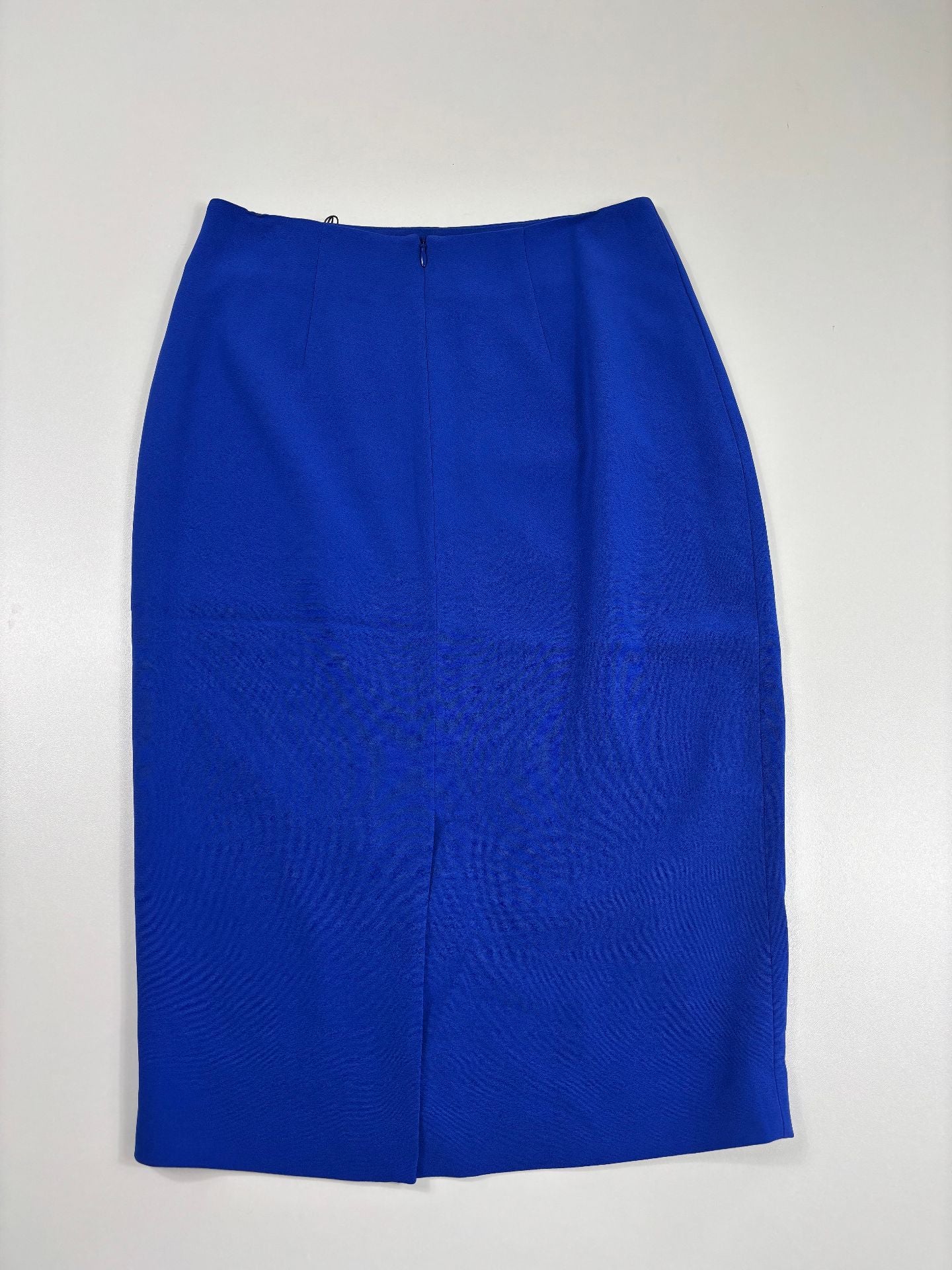 Jupe crayon Syros crêpe bleu électrique – The Fold – Taille 36-6