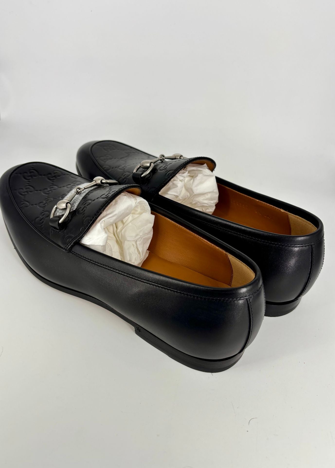 Men's black leather loafers – Gucci – Size 42.5-2
