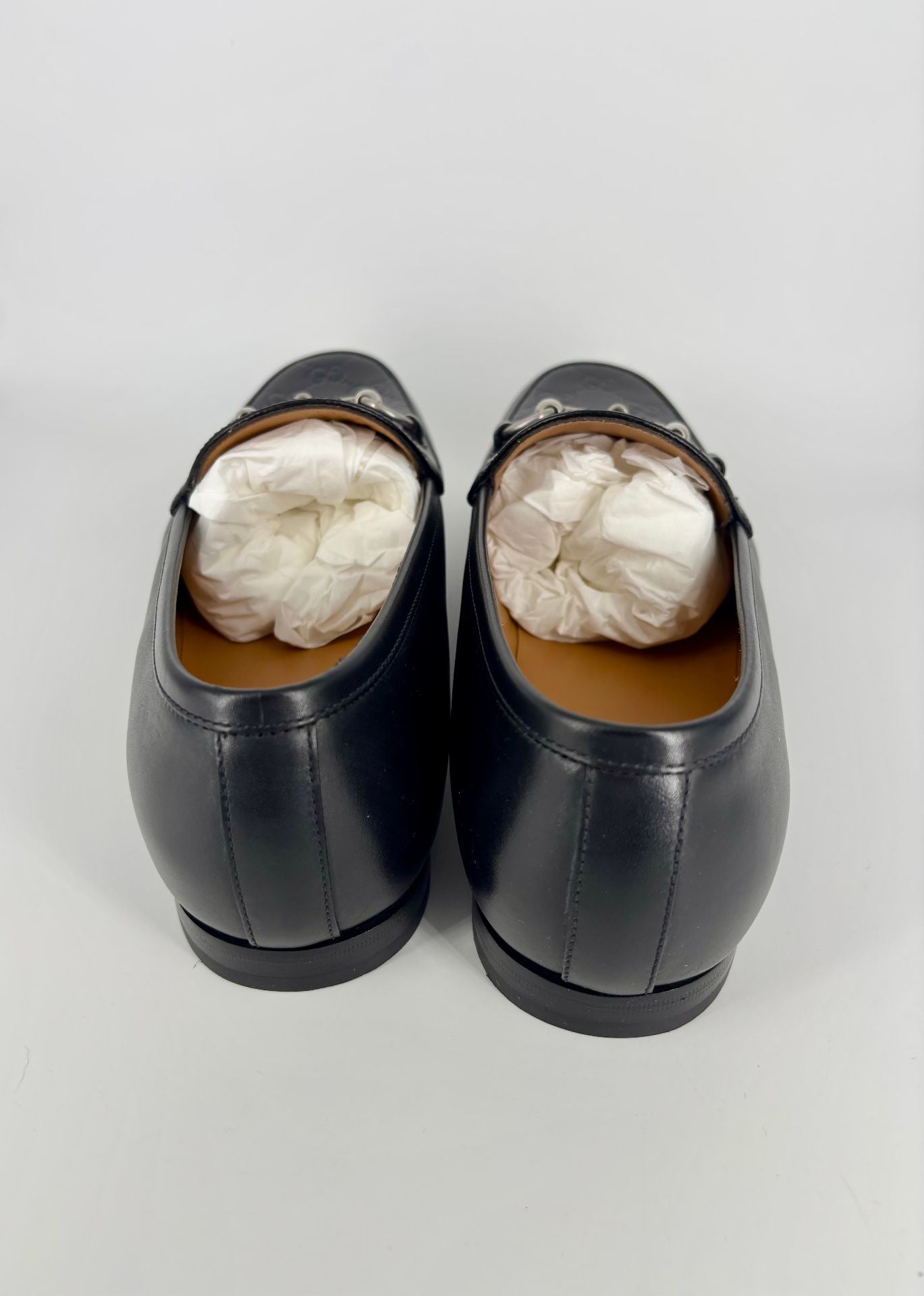 Men's black leather loafers – Gucci – Size 42.5-5