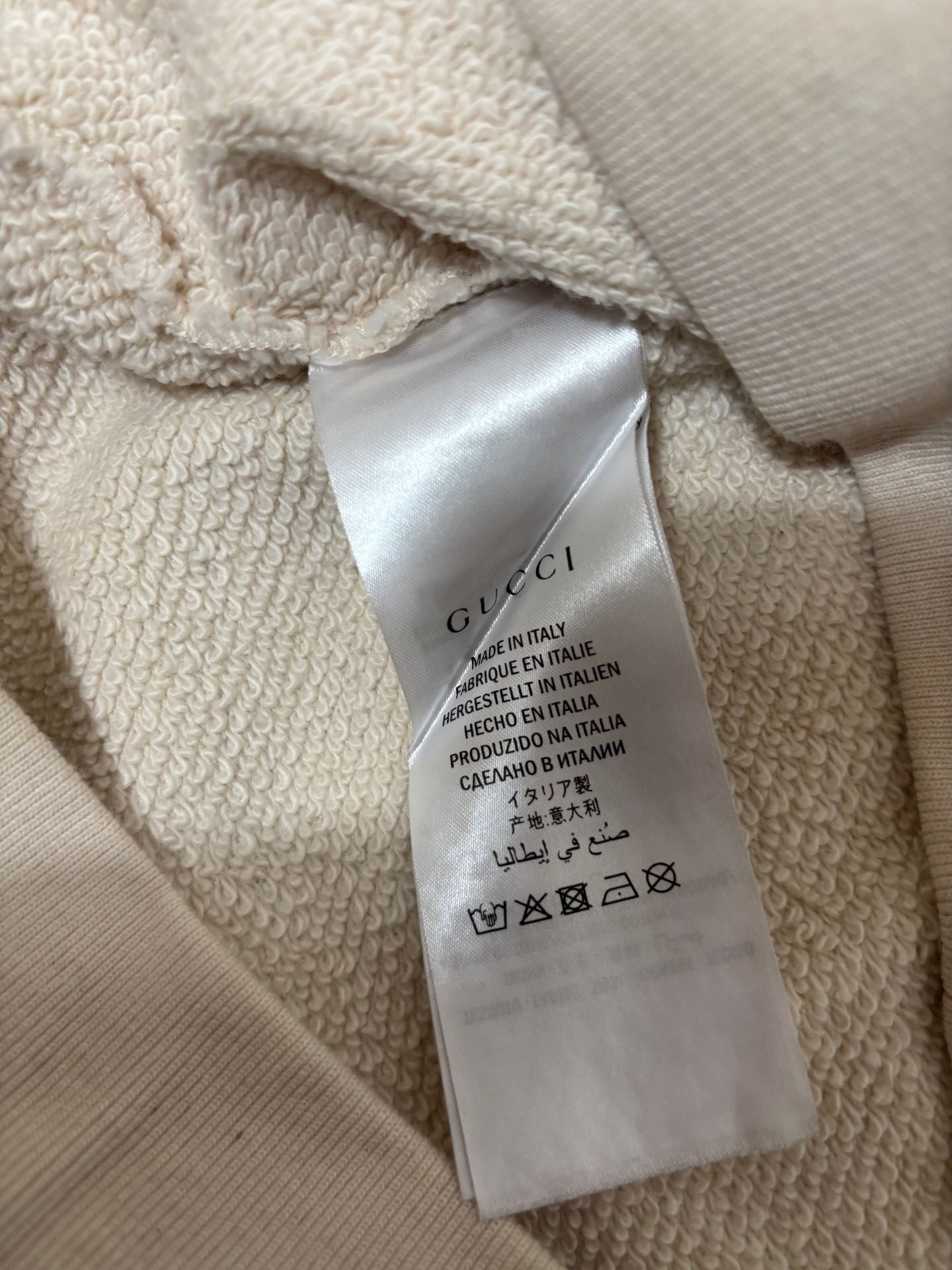 Pull Gucci ivoire imprimé tigres – Taille XS-9