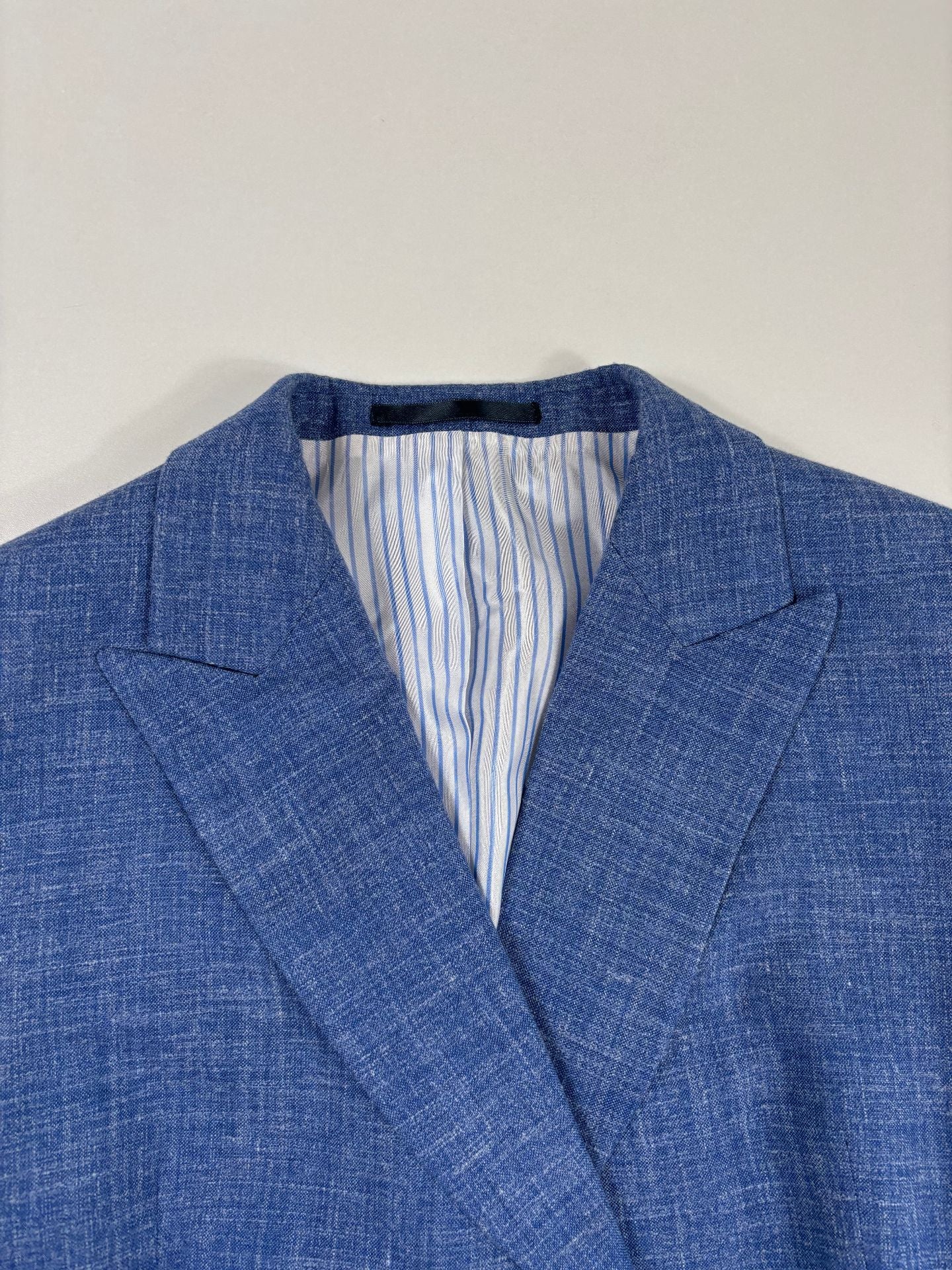 Ensemble tailleur Crisoni Monte-Carlo bleu chiné – T.38-5