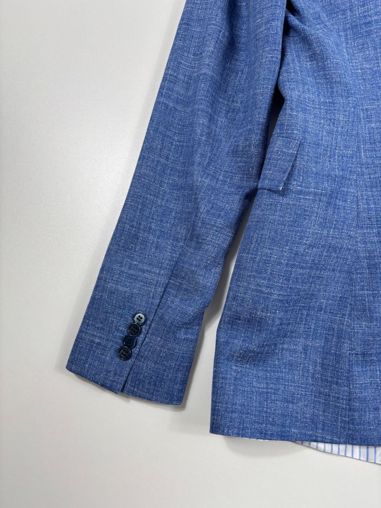 Ensemble tailleur Crisoni Monte-Carlo bleu chiné – T.38-9