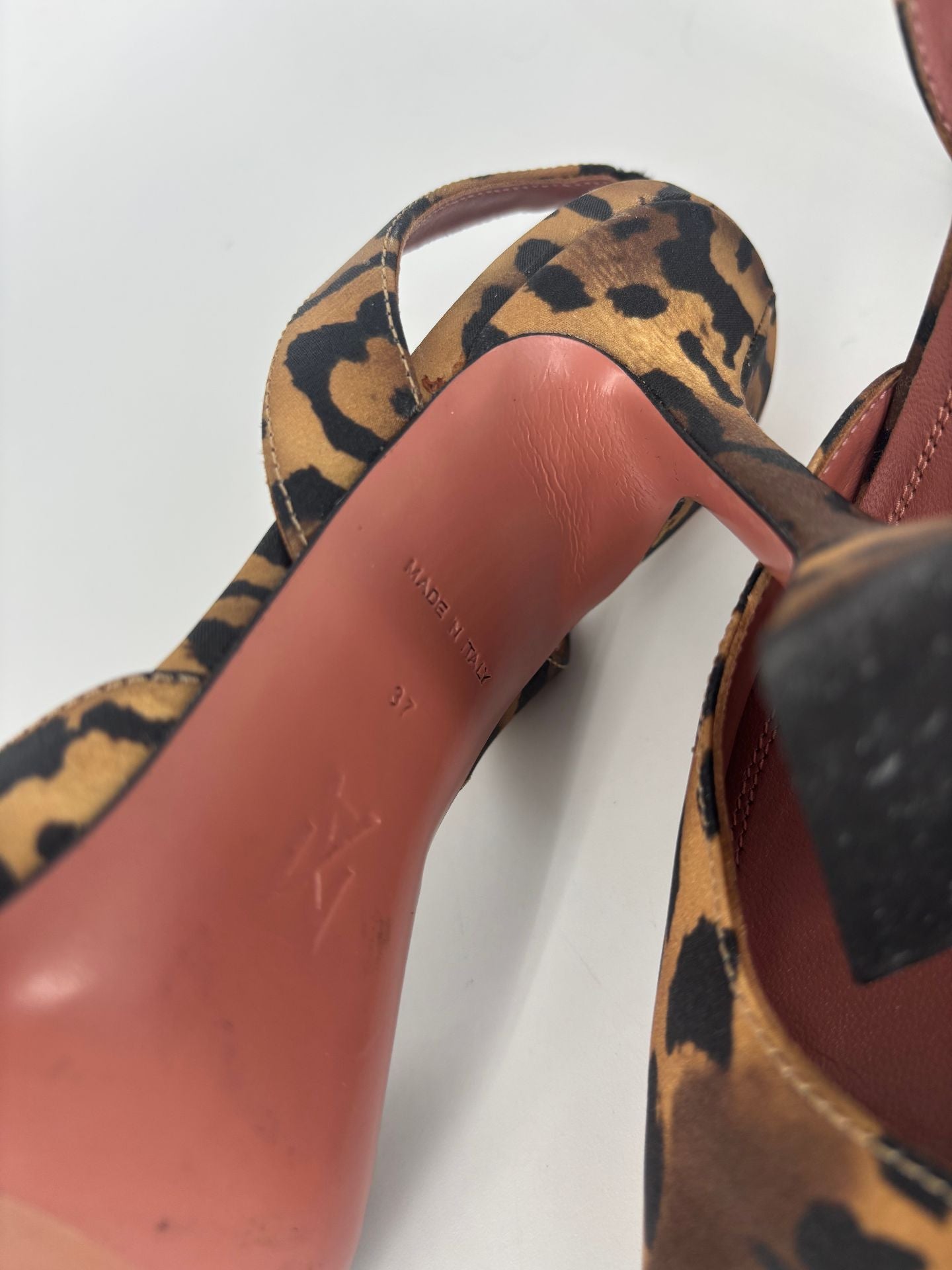 Holi 95 Leopard Pumps – Amina Muaddi – Size 37-7
