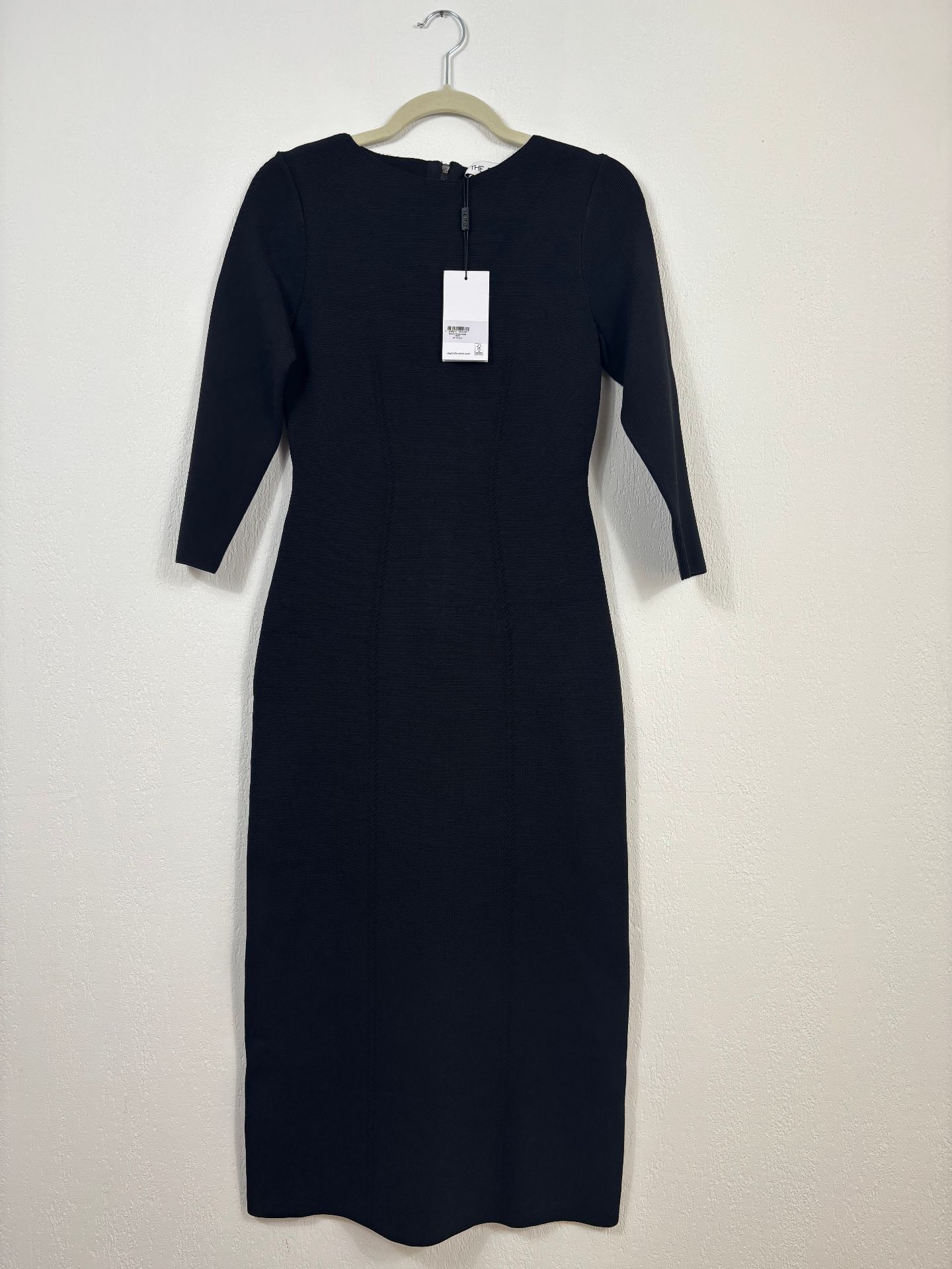 Robe The Fold London Giverny Sculpt Knit noir – T.38-2