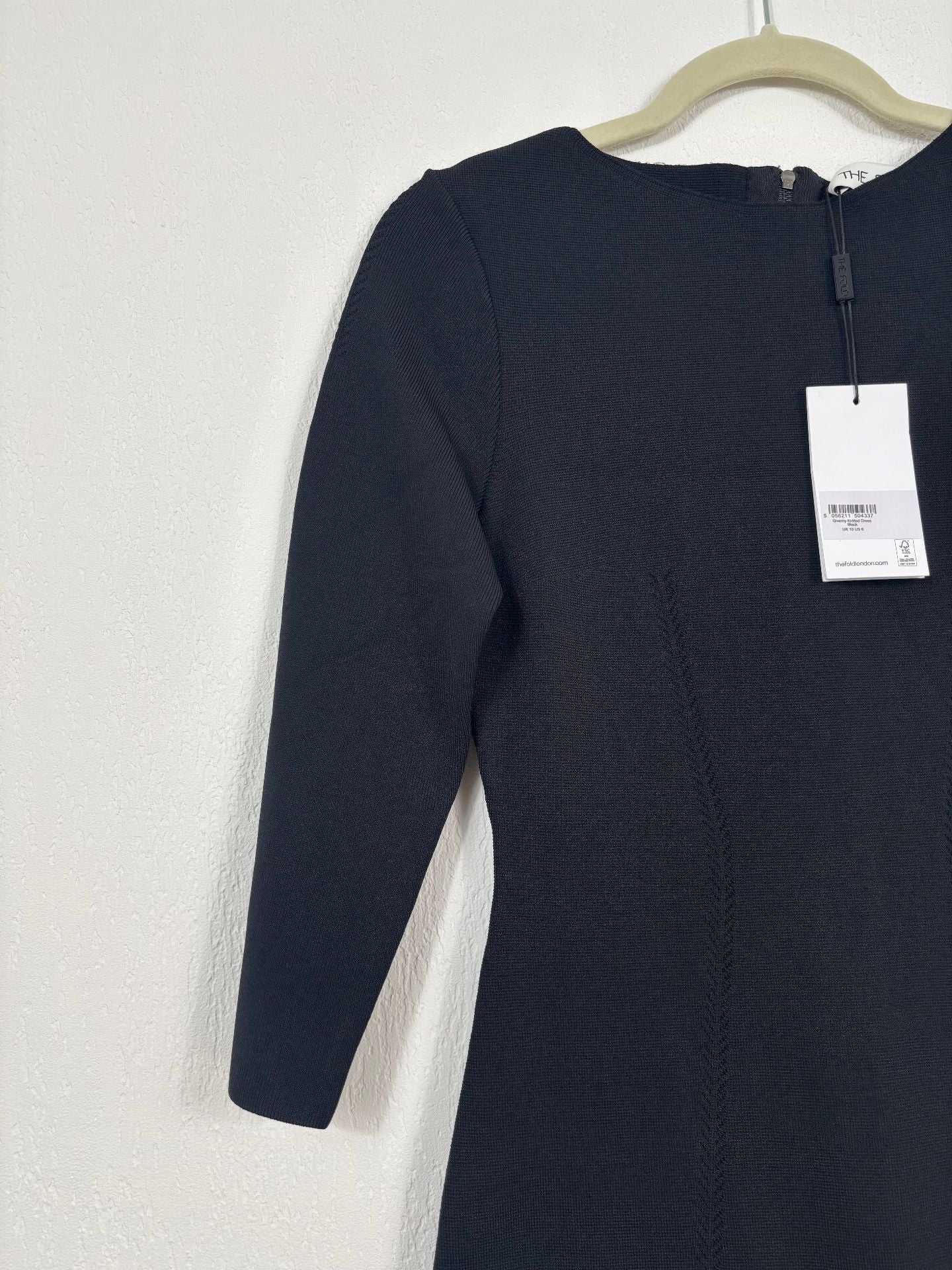 Robe The Fold London Giverny Sculpt Knit noir – T.38-3