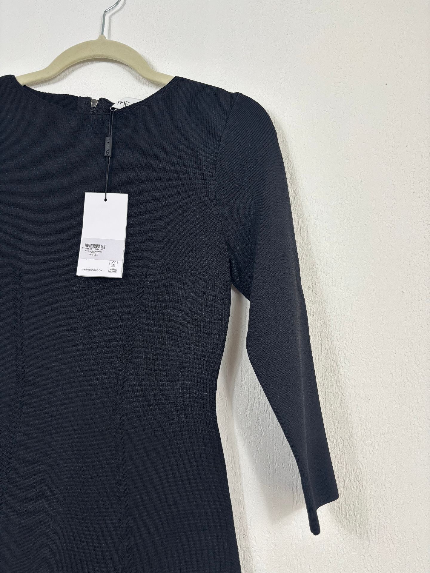 Robe The Fold London Giverny Sculpt Knit noir – T.38-4