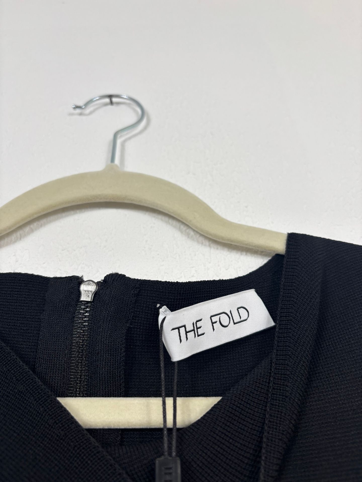 Robe The Fold London Giverny Sculpt Knit noir – T.38-7