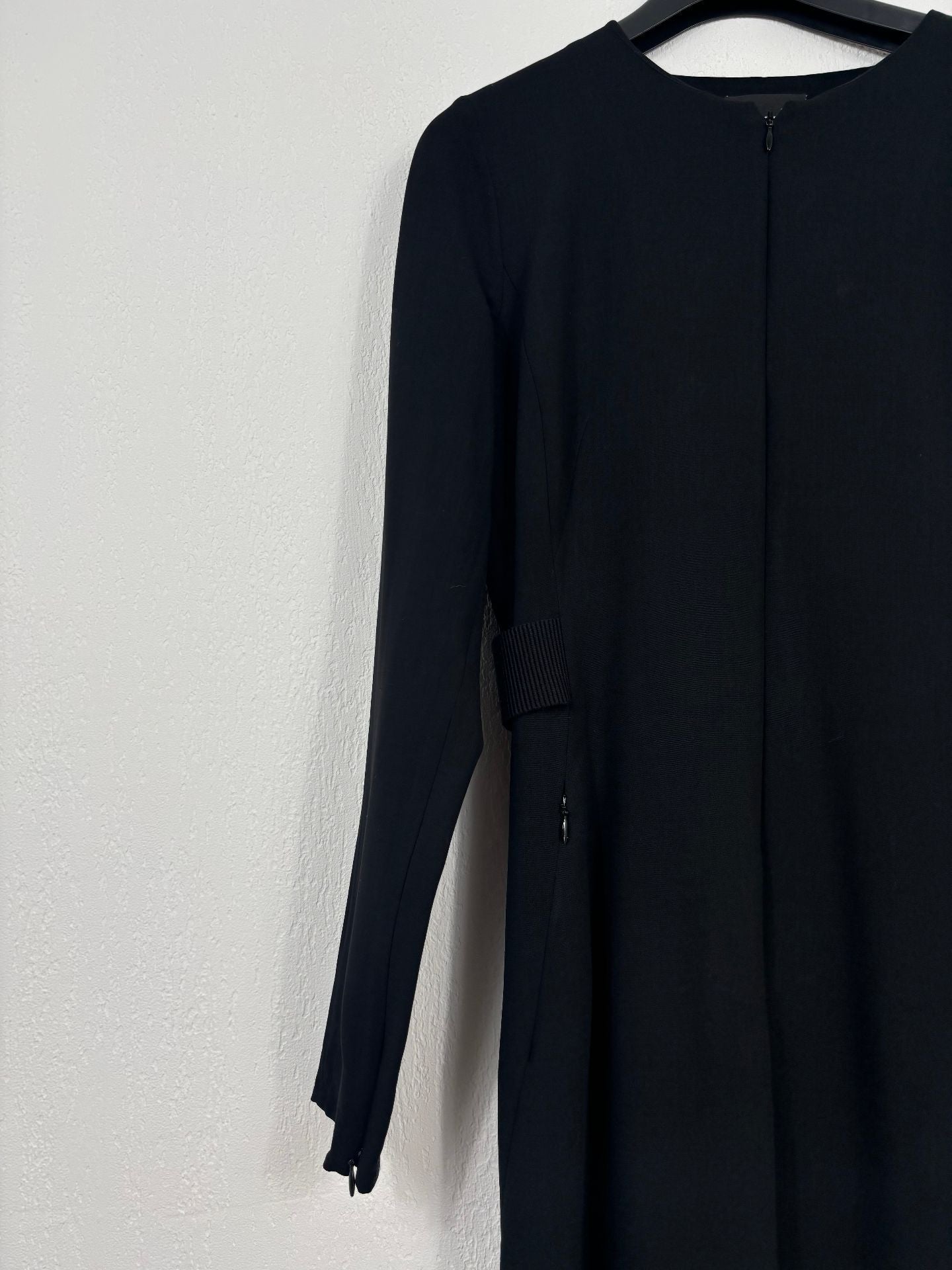 Robe Akris en laine double face noire – T.40-3