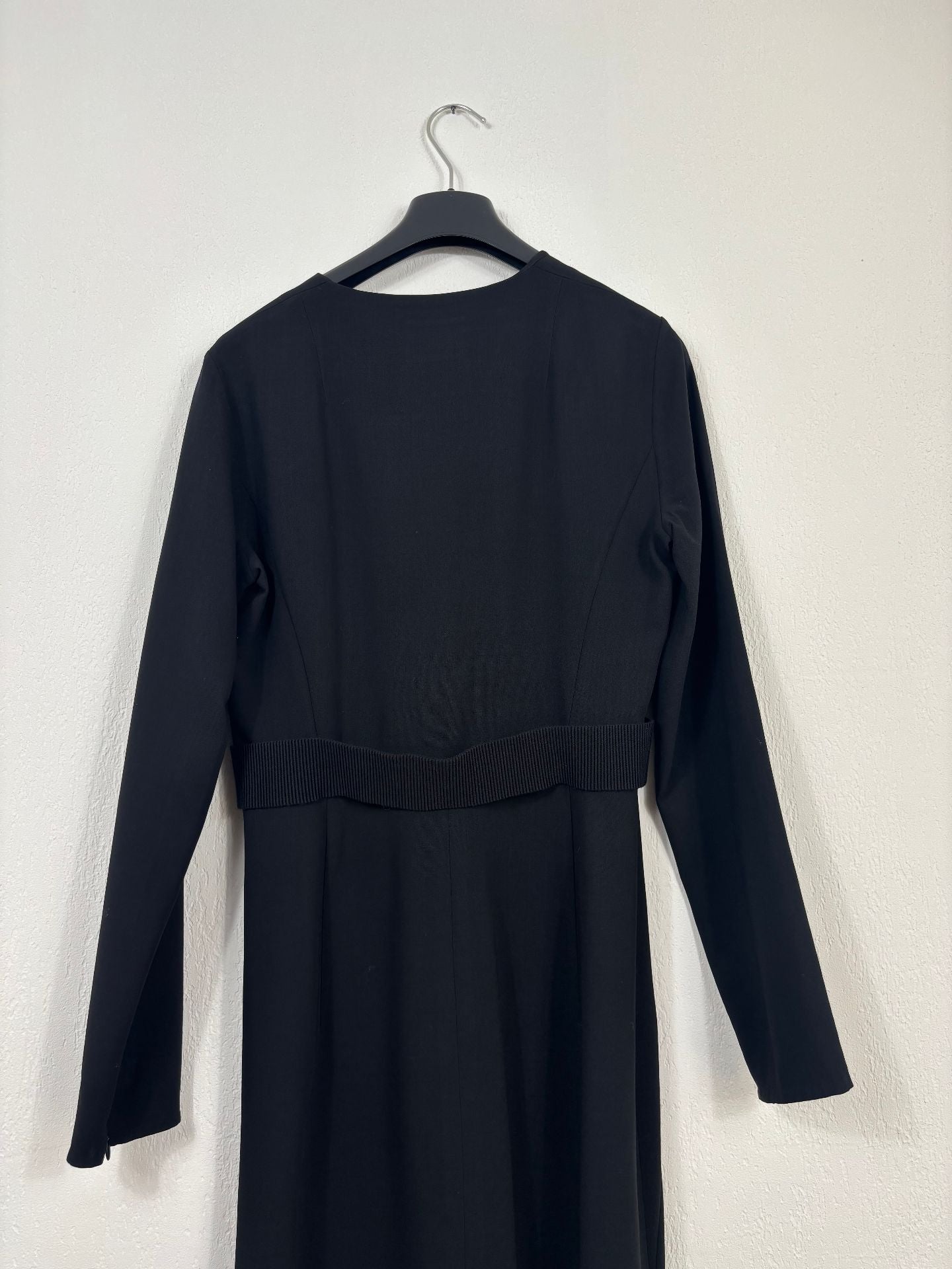 Robe Akris en laine double face noire – T.40-9