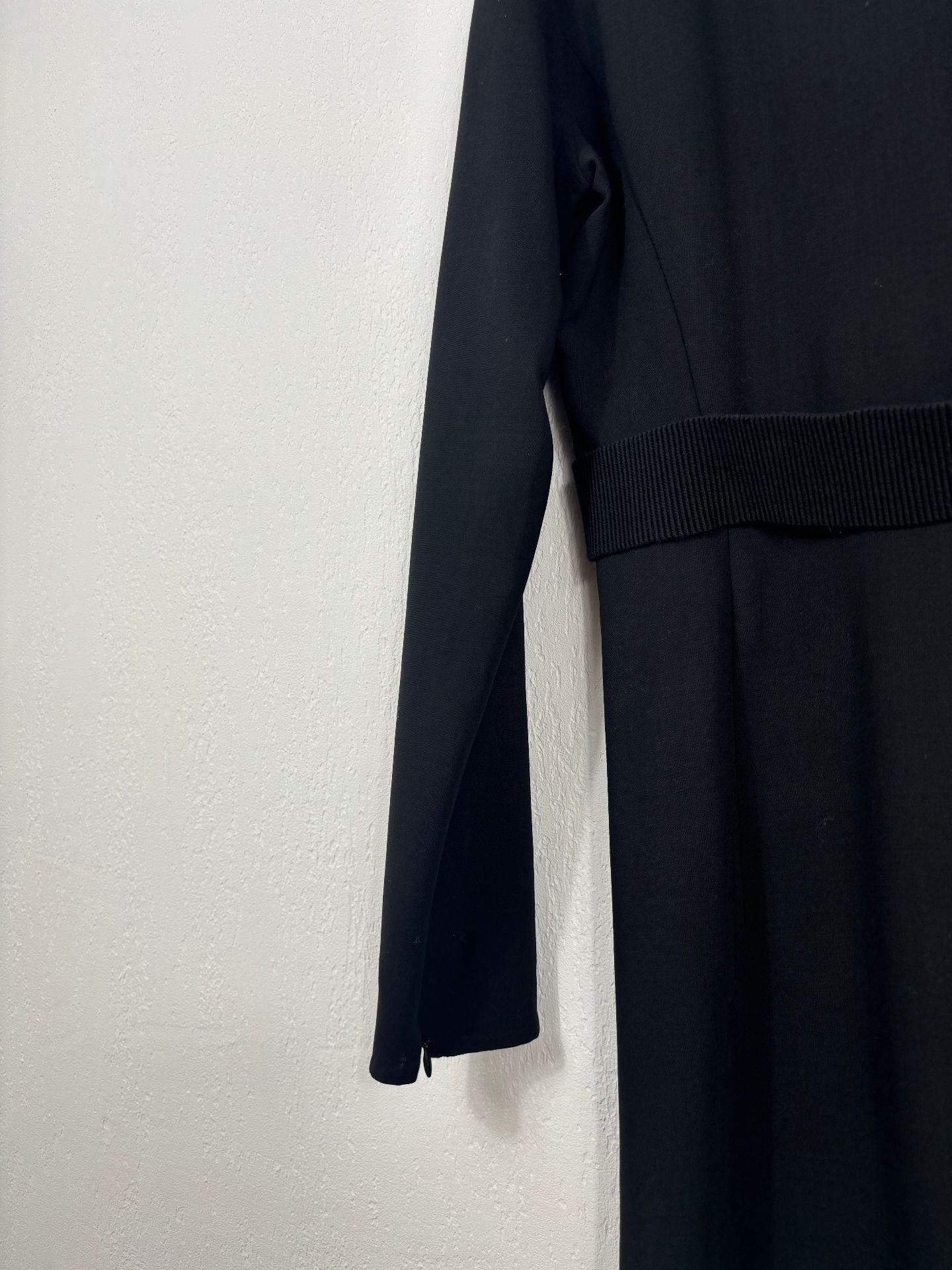 Robe Akris en laine double face noire – T.40-11
