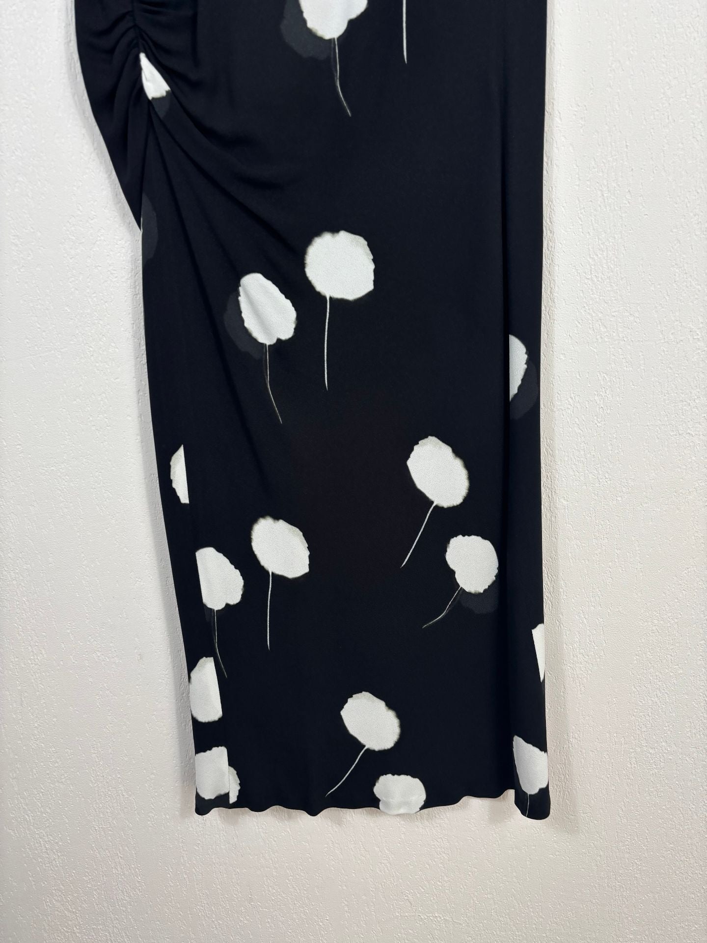 Robe Akris Dandelion Print noire imprimé floral – T.40-5