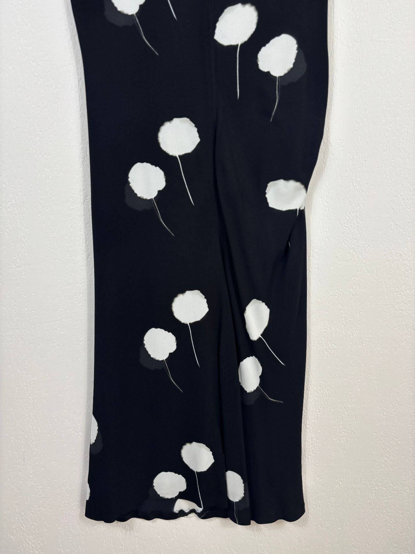 Robe Akris Dandelion Print noire imprimé floral – T.40-10