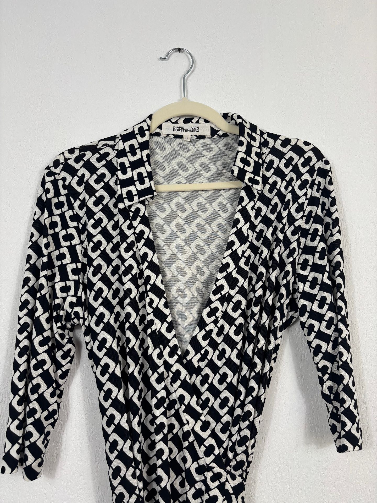 Robe Diane von Furstenberg New Jeanne en soie imprimée – T.42-3