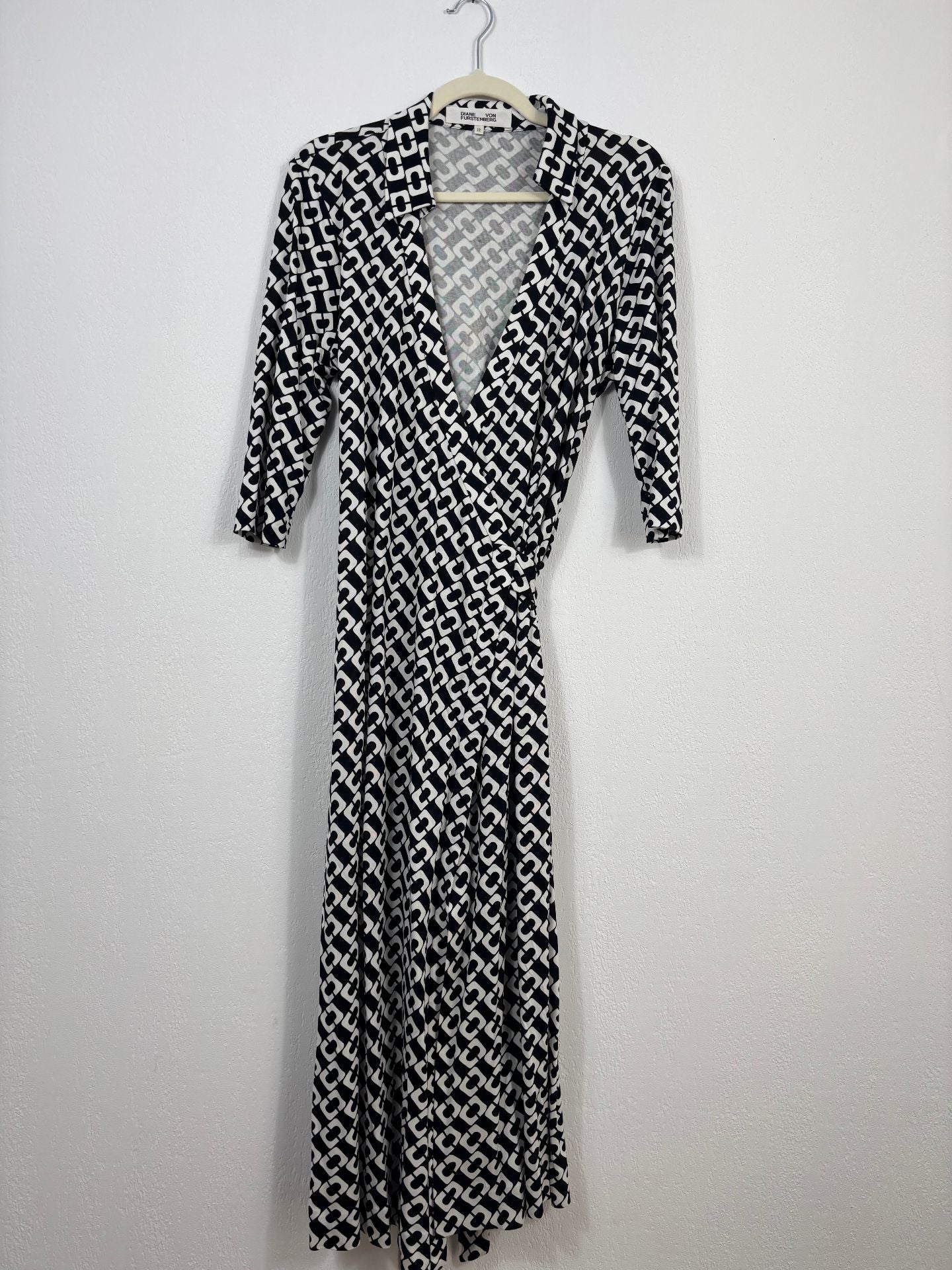 Robe Diane von Furstenberg New Jeanne en soie imprimée – T.42-5