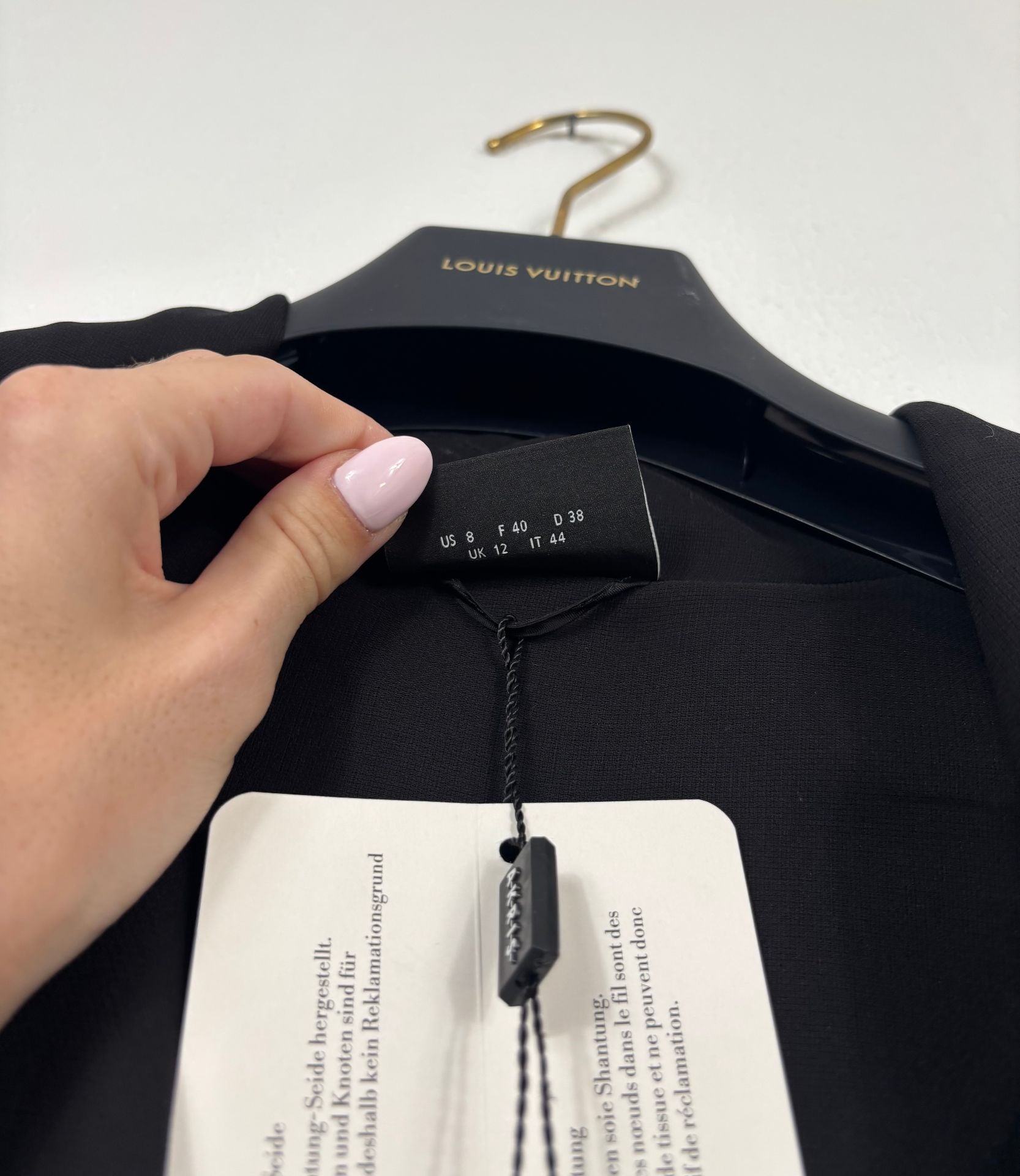 Long trench en gaze de soie noire – Akris – T.40 - Neuf avec étiquette-5