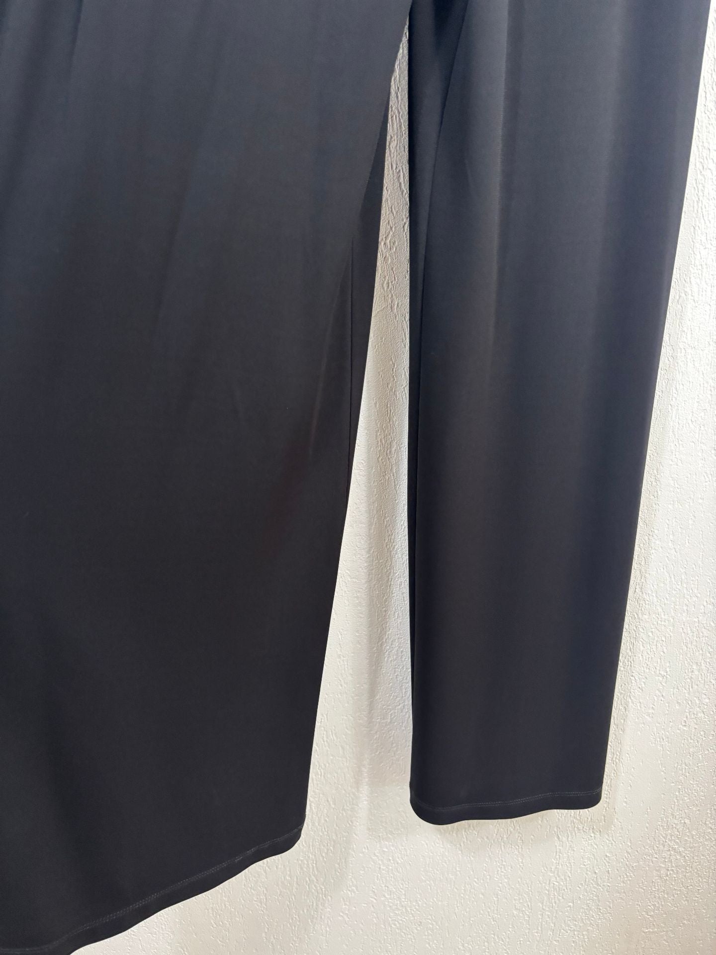 Combinaison longue noire drapée – Ralph Lauren Purple Label – Taille L-8