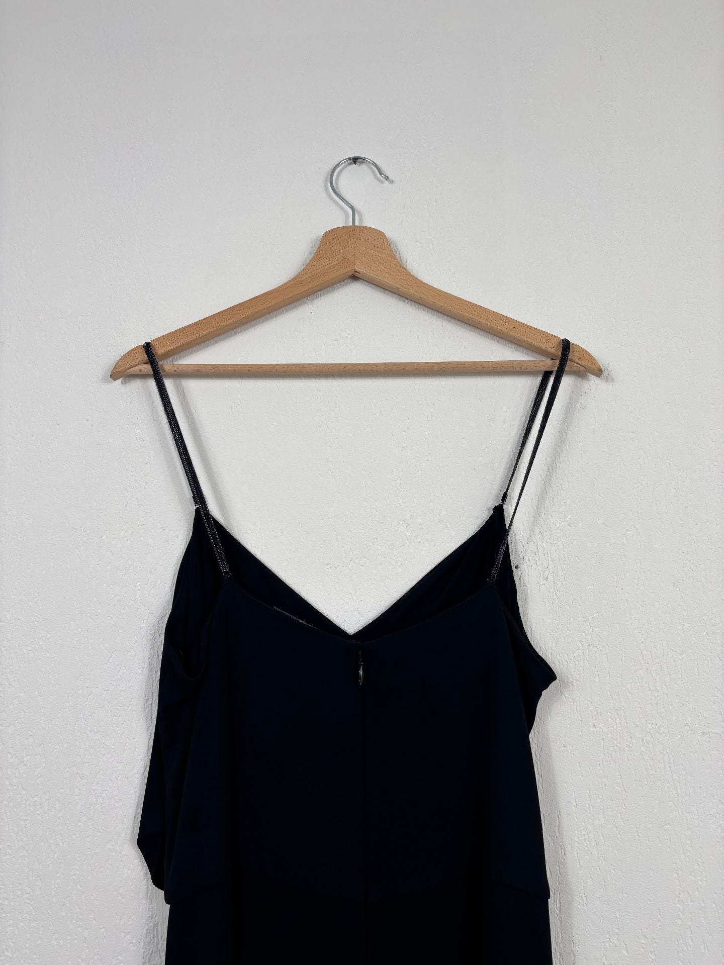 Combinaison longue noire drapée – Ralph Lauren Purple Label – Taille L-12