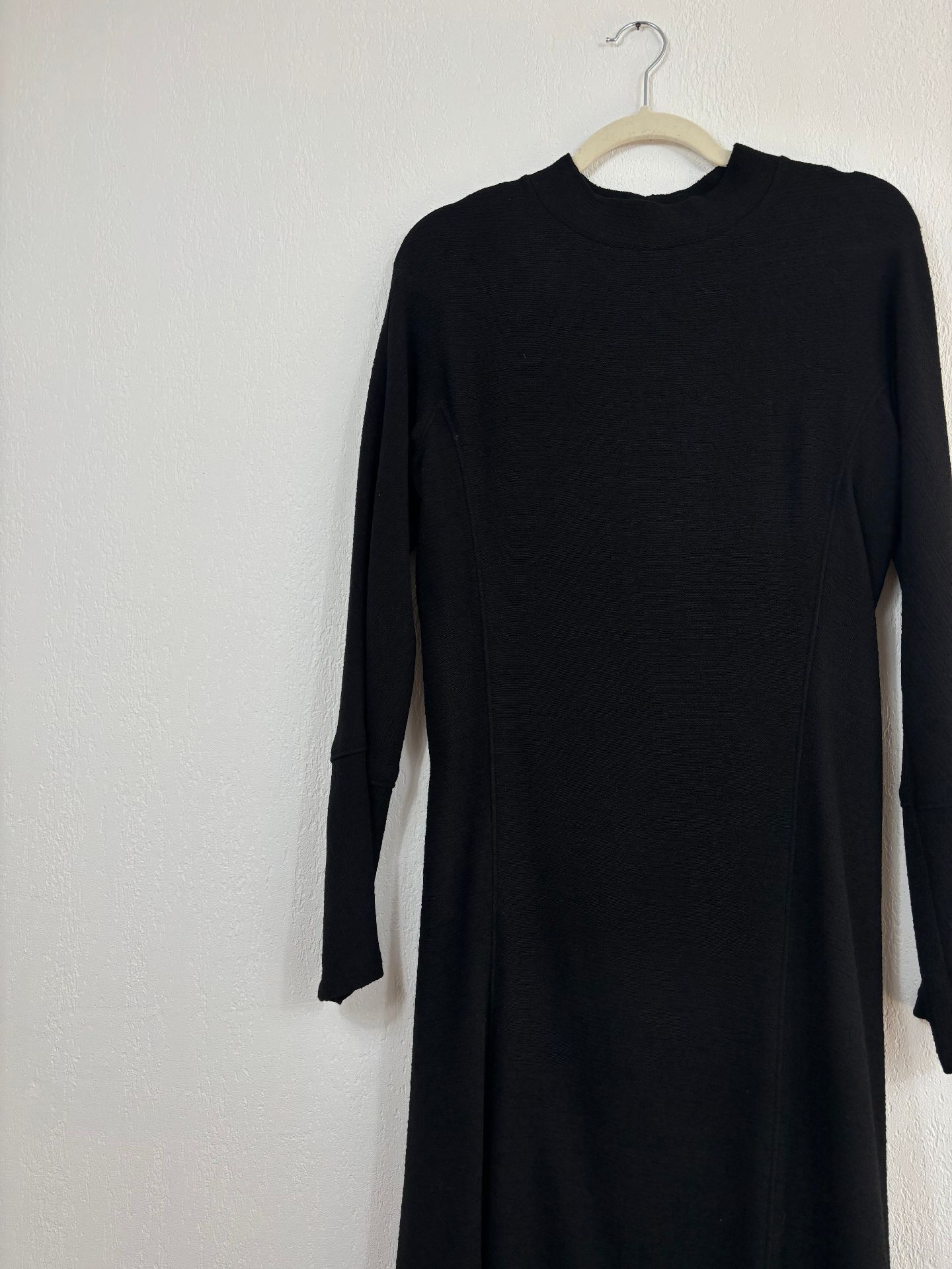 Robe longue en laine noire – Didier Angelo – Taille L-4