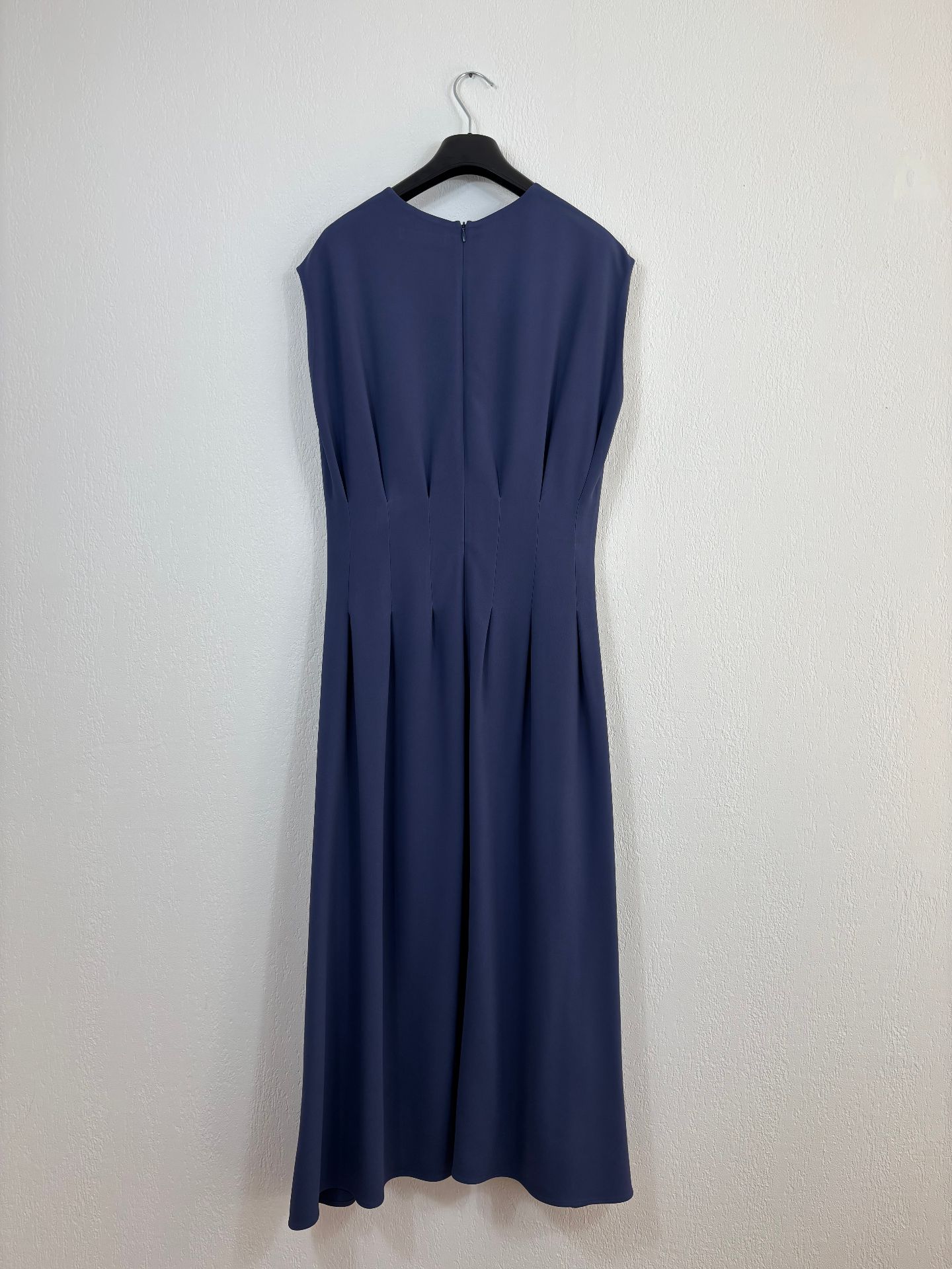 Robe longue en cady bleu Delma – Joseph – Taille L-7