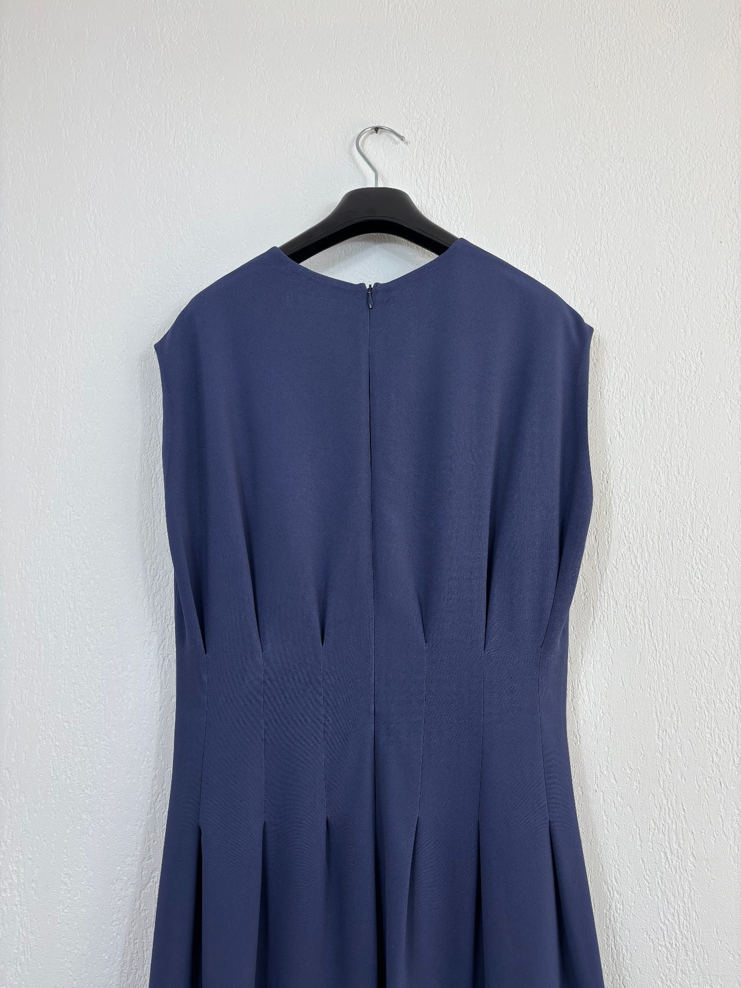 Robe longue en cady bleu Delma – Joseph – Taille L-8