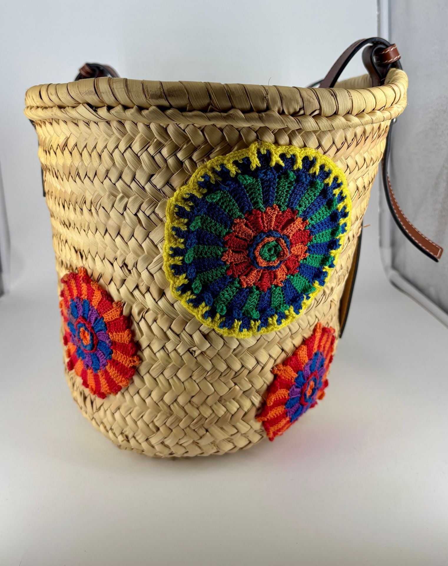Loewe x Paula’s Ibiza Palm Leaf and Leather Basket Bag – Limited Edition-2