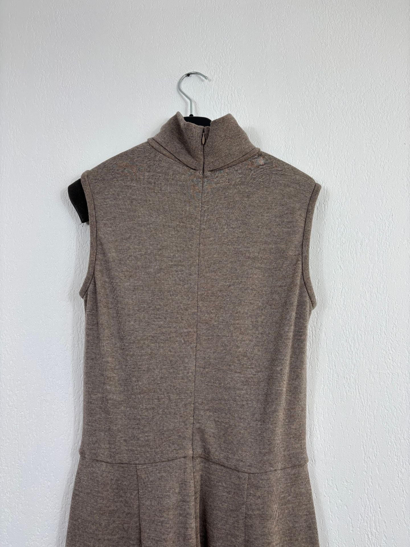 Combinaison Ralph Lauren Purple Label laine chinée taupe col roulé – T.40-8