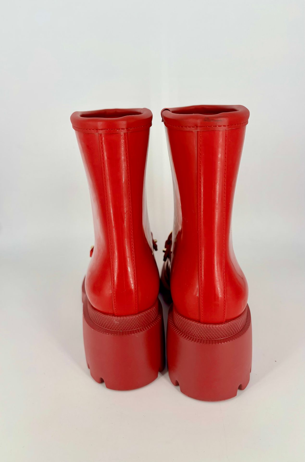 Red rubber rain boots – Gucci – Size 35-4
