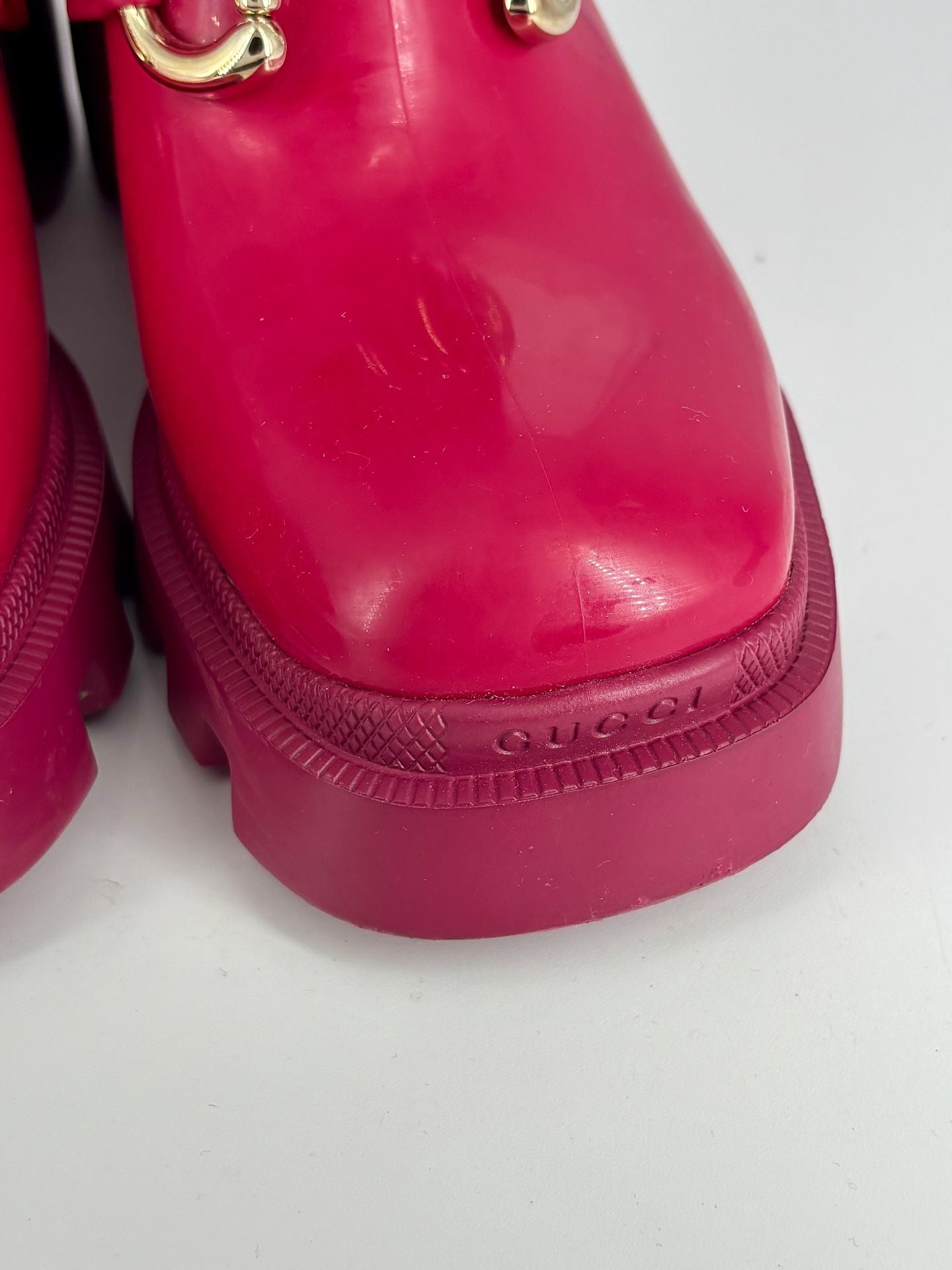 Red rubber rain boots – Gucci – Size 35-8