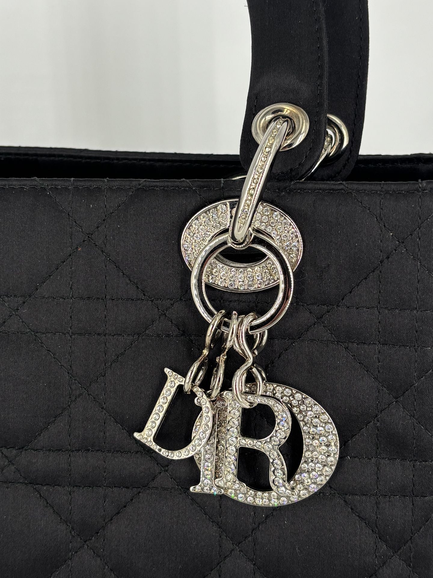 Lady Dior satin bag – John Galliano 1997-1998 Edition-3