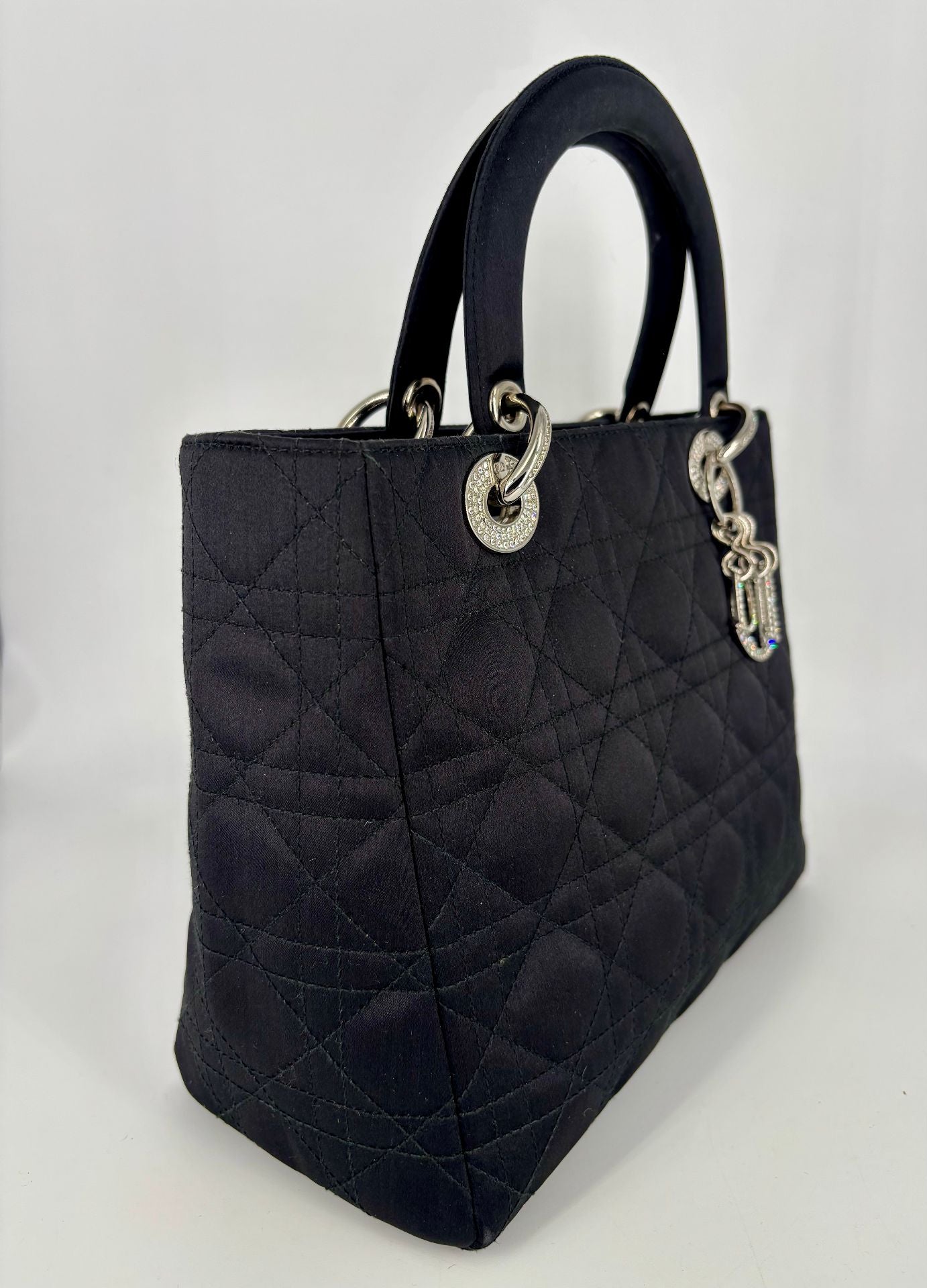 Lady Dior satin bag – John Galliano 1997-1998 Edition-4