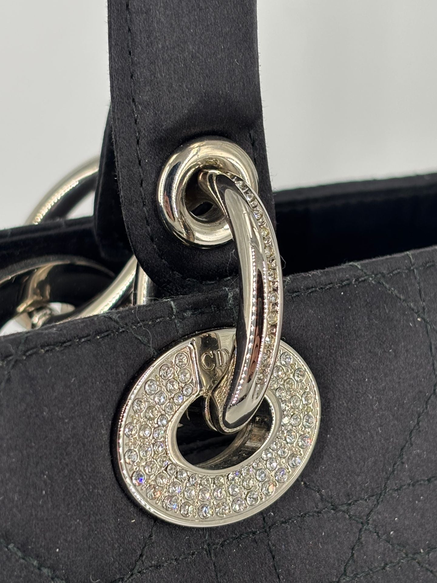 Lady Dior satin bag – John Galliano 1997-1998 Edition-5