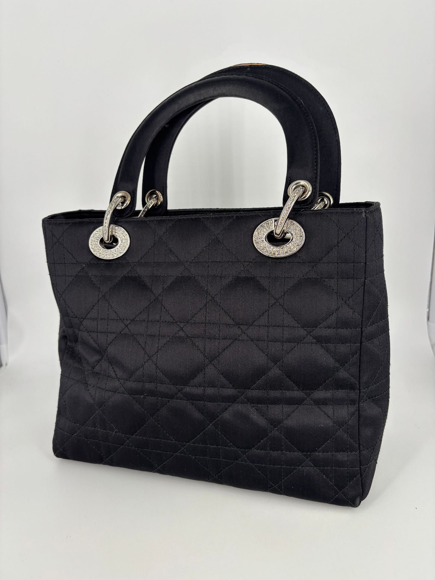 Lady Dior satin bag – John Galliano 1997-1998 Edition-6