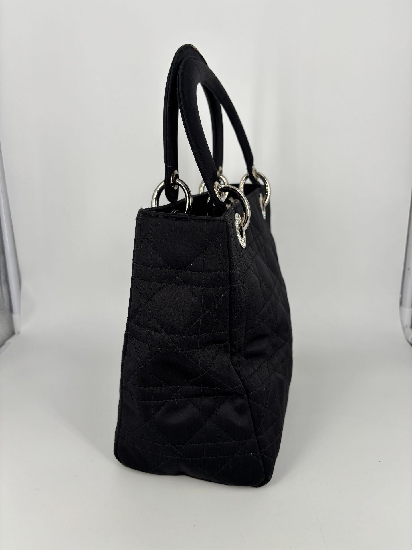 Lady Dior satin bag – John Galliano 1997-1998 Edition-7