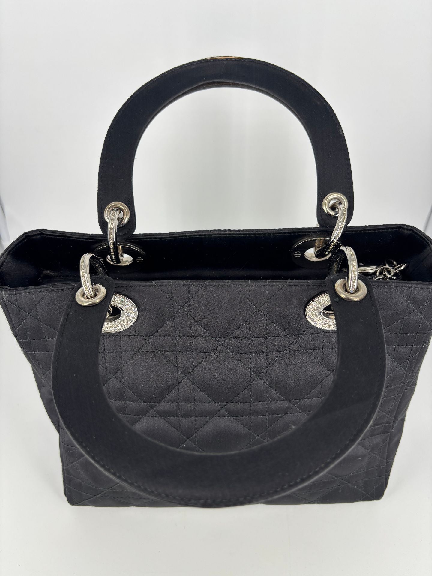 Lady Dior satin bag – John Galliano 1997-1998 Edition-9