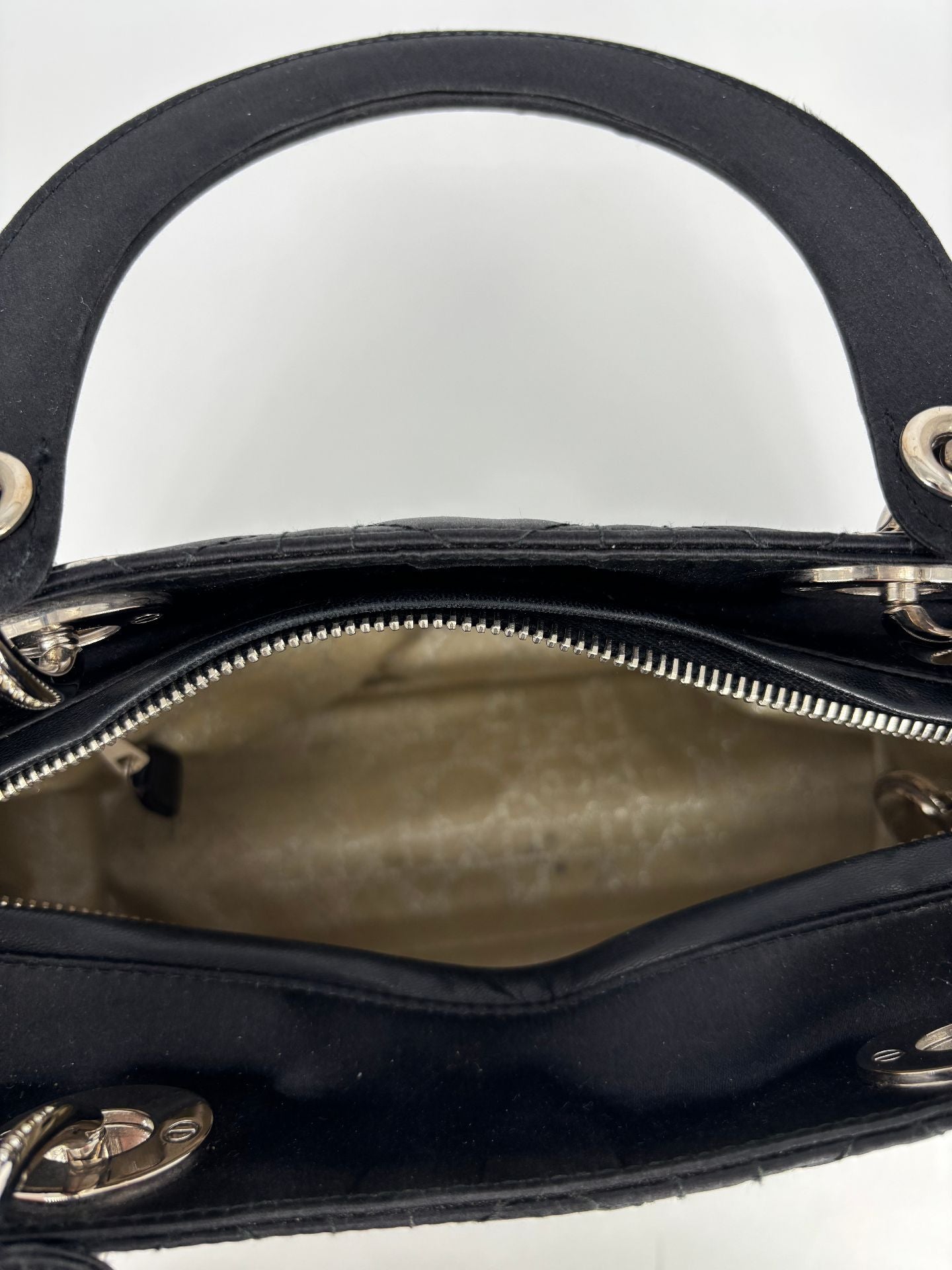 Lady Dior satin bag – John Galliano 1997-1998 Edition-12