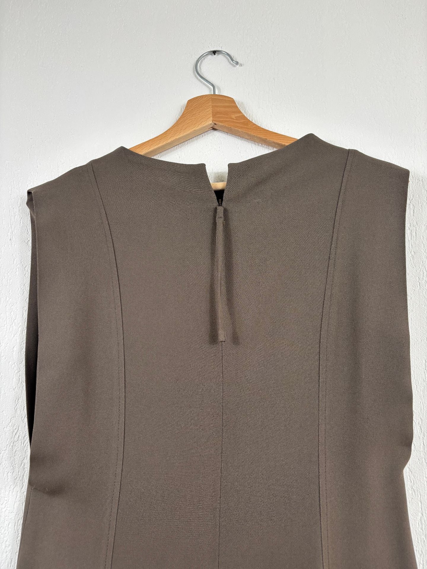 Robe longue Neva en Comfort Cady marron taupe – Joseph – Taille 40-7