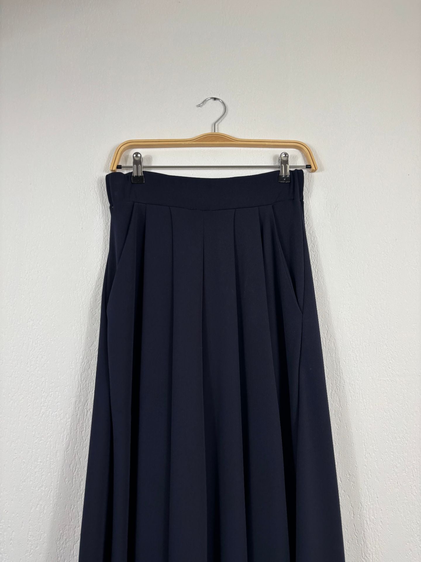Pantalon large bleu marine fluide – ERRE – Taille 34-3