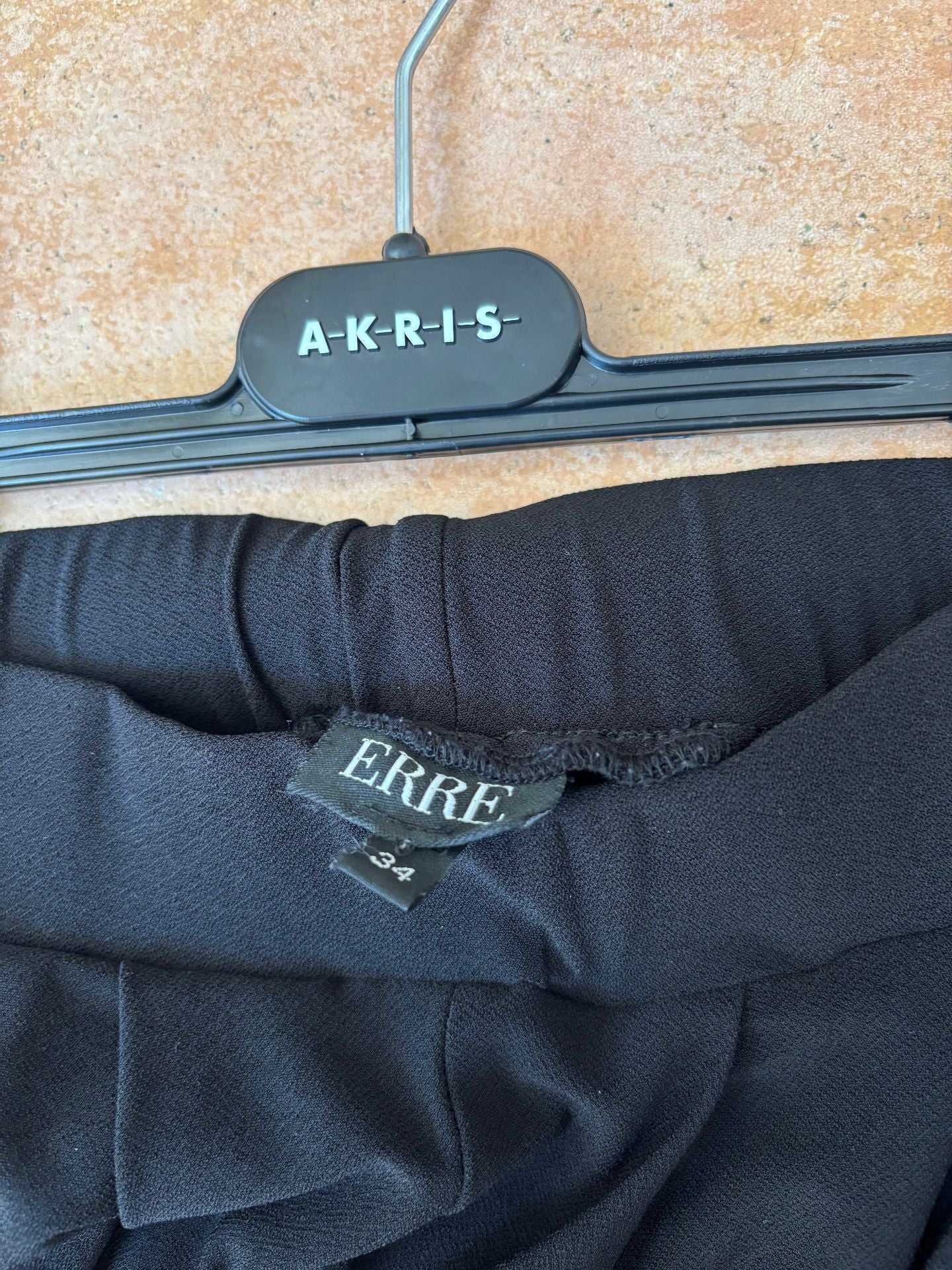 Pantalon large noir fluide – ERRE – Taille 34-7