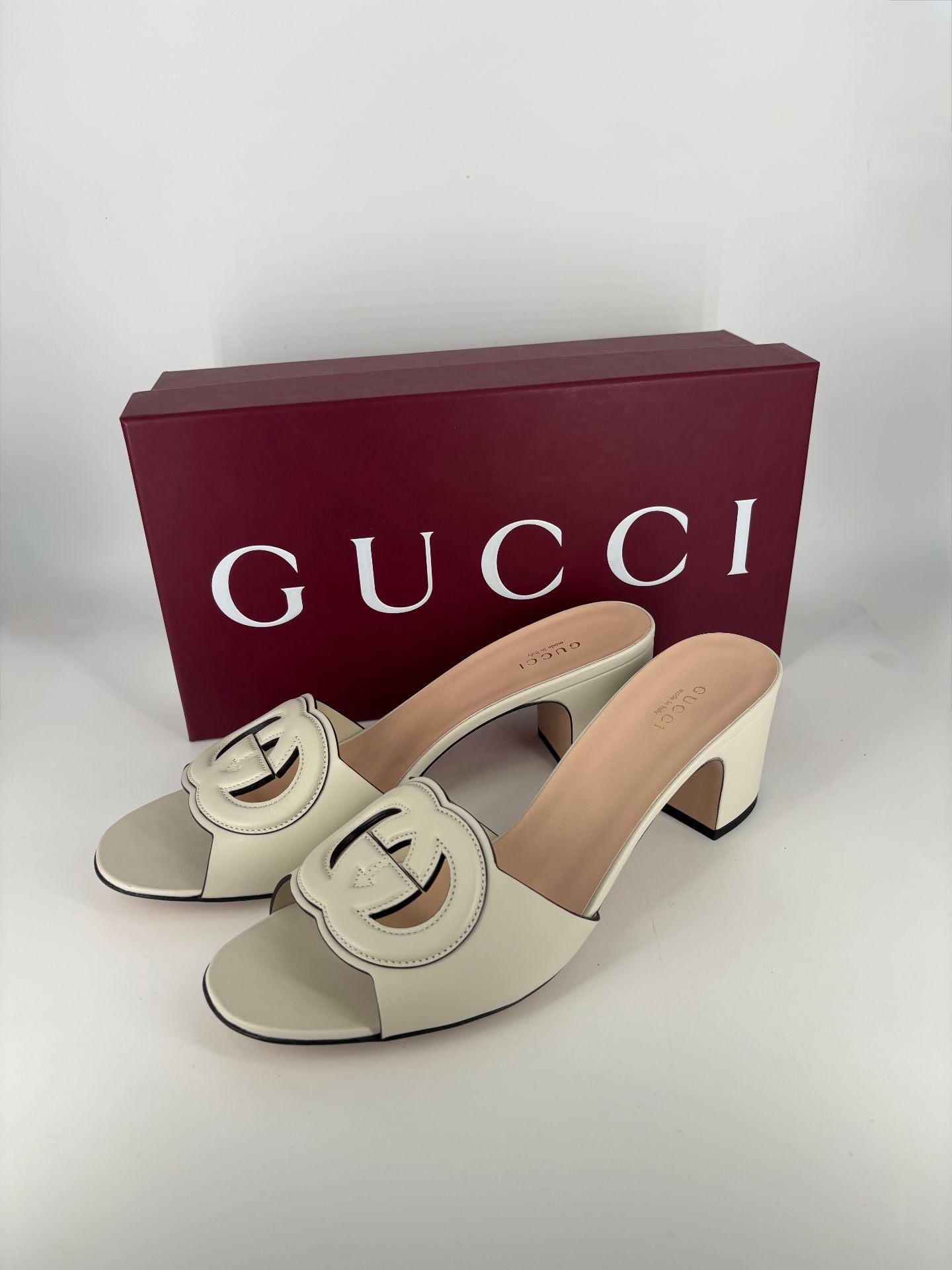 Black Leather Horsebit Slingback Pumps – Gucci – Size 40.5-2