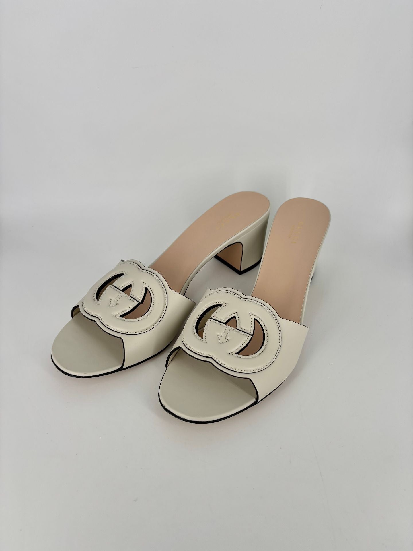 Black Leather Horsebit Slingback Pumps – Gucci – Size 40.5-3